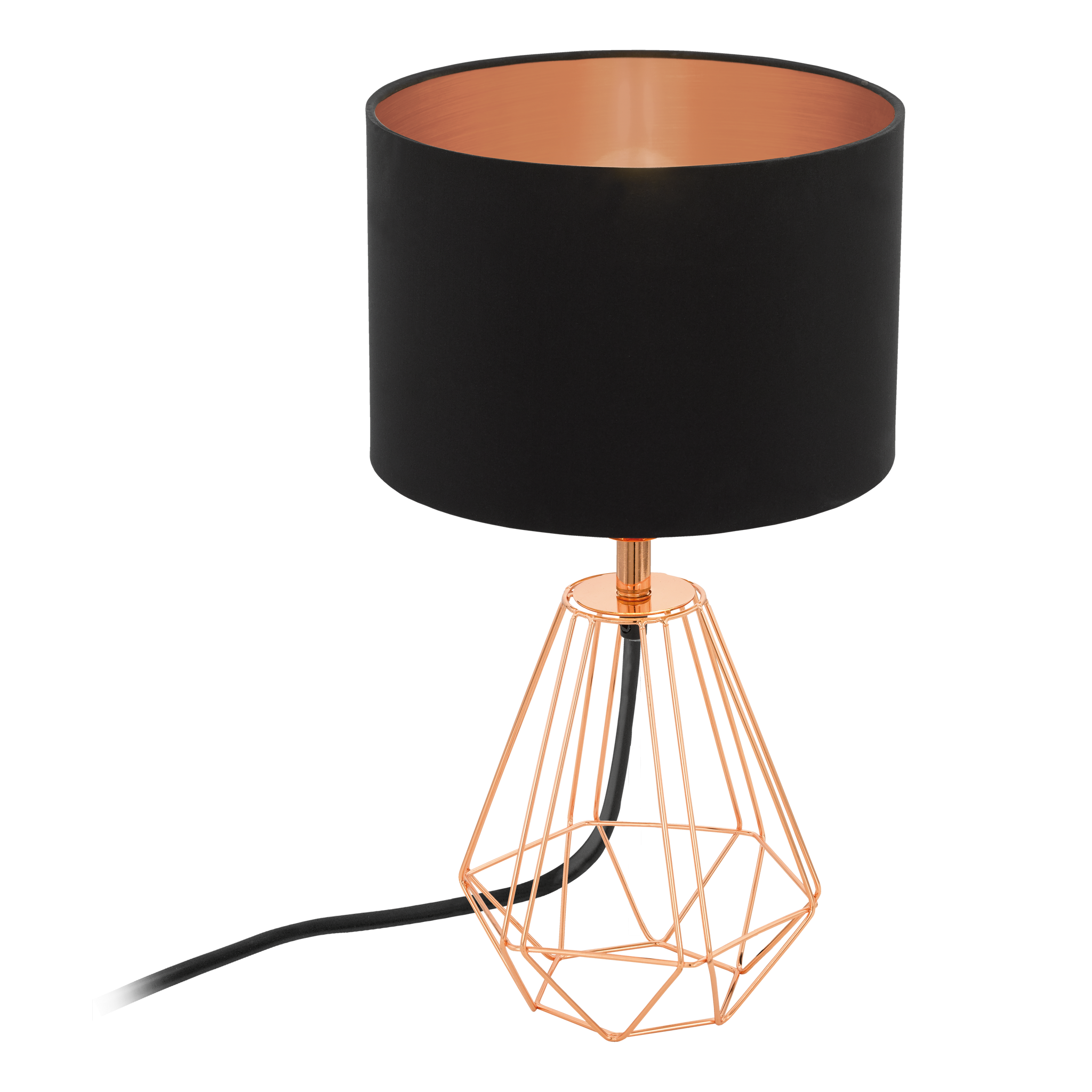 Veioza Decorativa CARLTON 2 Black & Gold 30.5CM VEIOZA DECORATIVA desk lamp