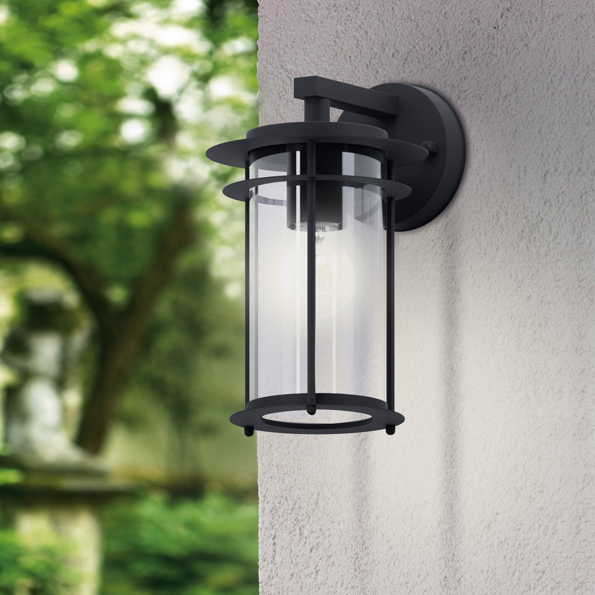 Aplica Exterior Tip Felinar VALDEO Black Eglo NEAGRA / APLICA PERETE Wall Light Fixtures