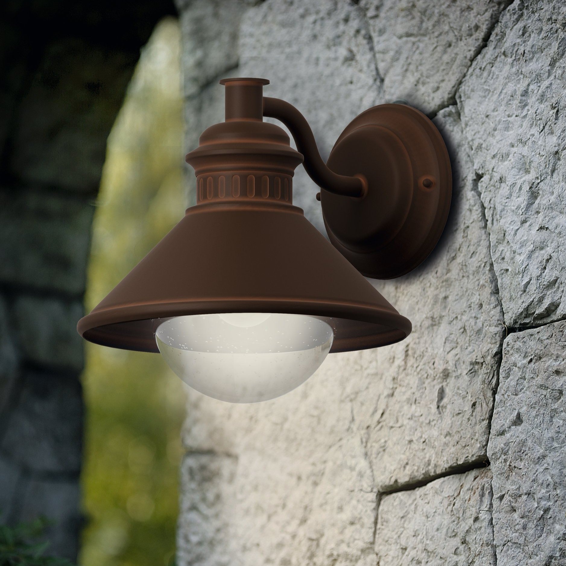 Aplica Exterior ALBACETE Brown Eglo MARO / APLICA PERETE Wall Light Fixtures