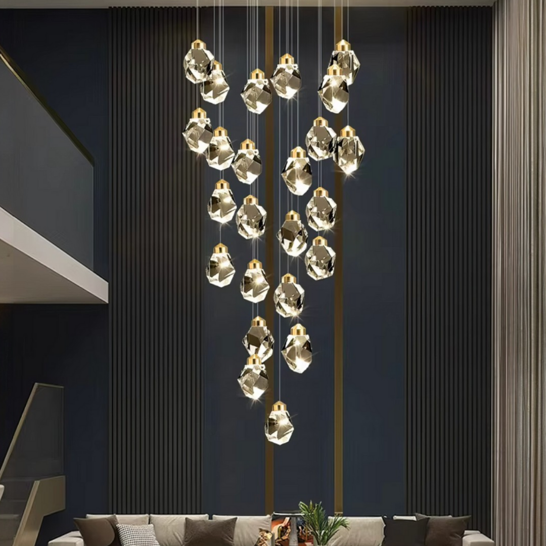 Lustra LED Cristal Drops Lighting Fixtures