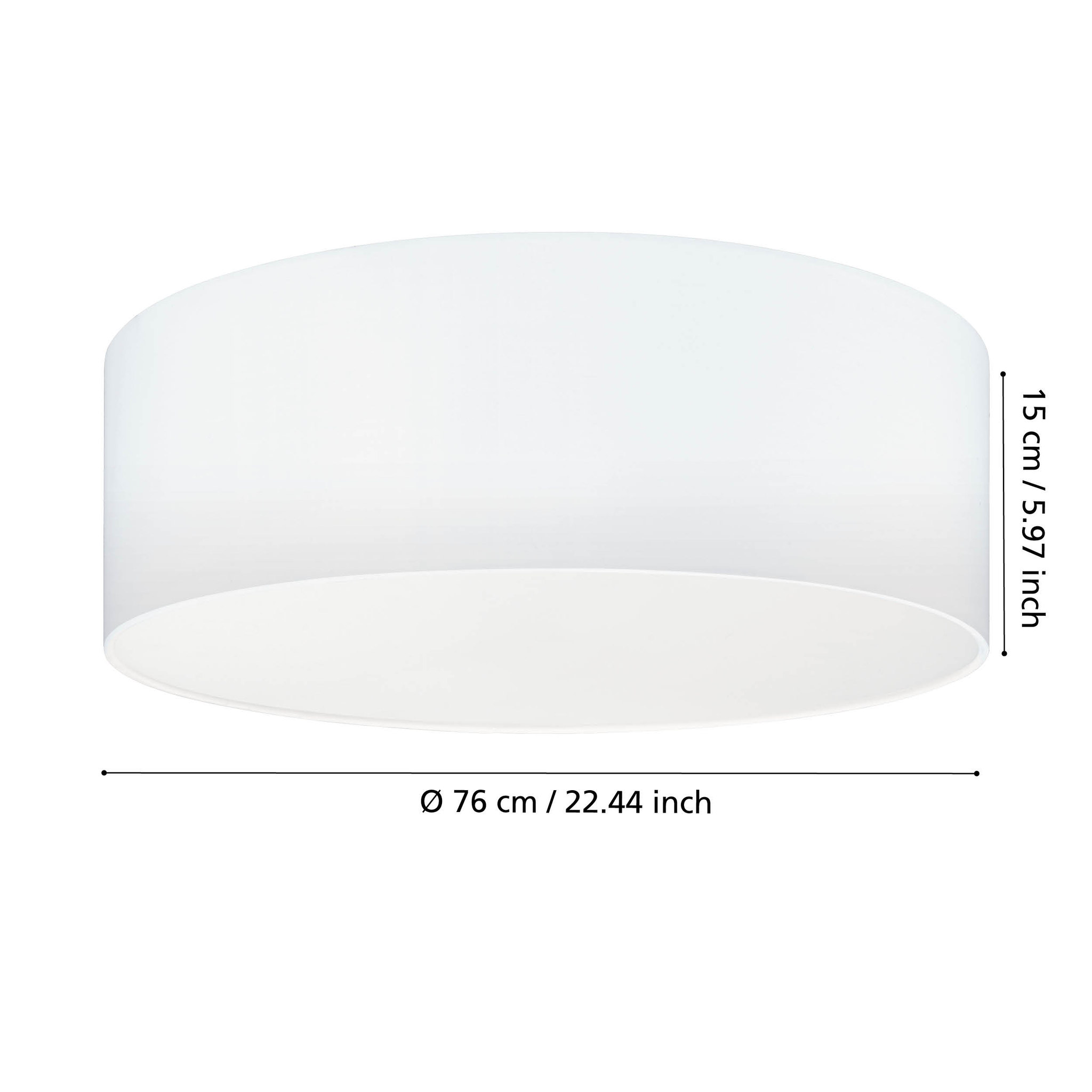Plafoniera PASTERI White Rotunda 76CM APLICA PERETE / TAVAN / 76CM led ceiling light