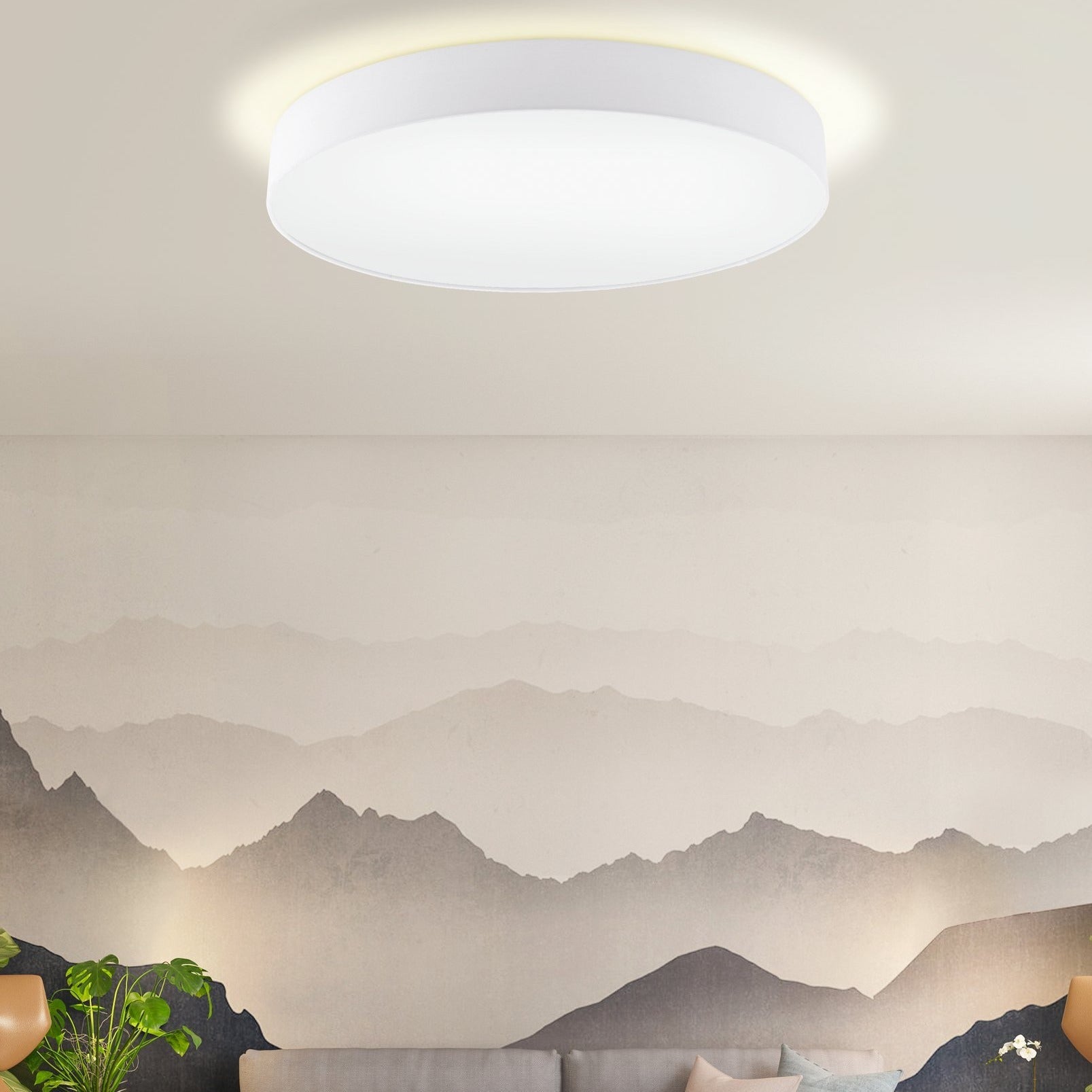 Plafoniera PASTERI White Rotunda 76CM APLICA PERETE / TAVAN / 76CM led ceiling light