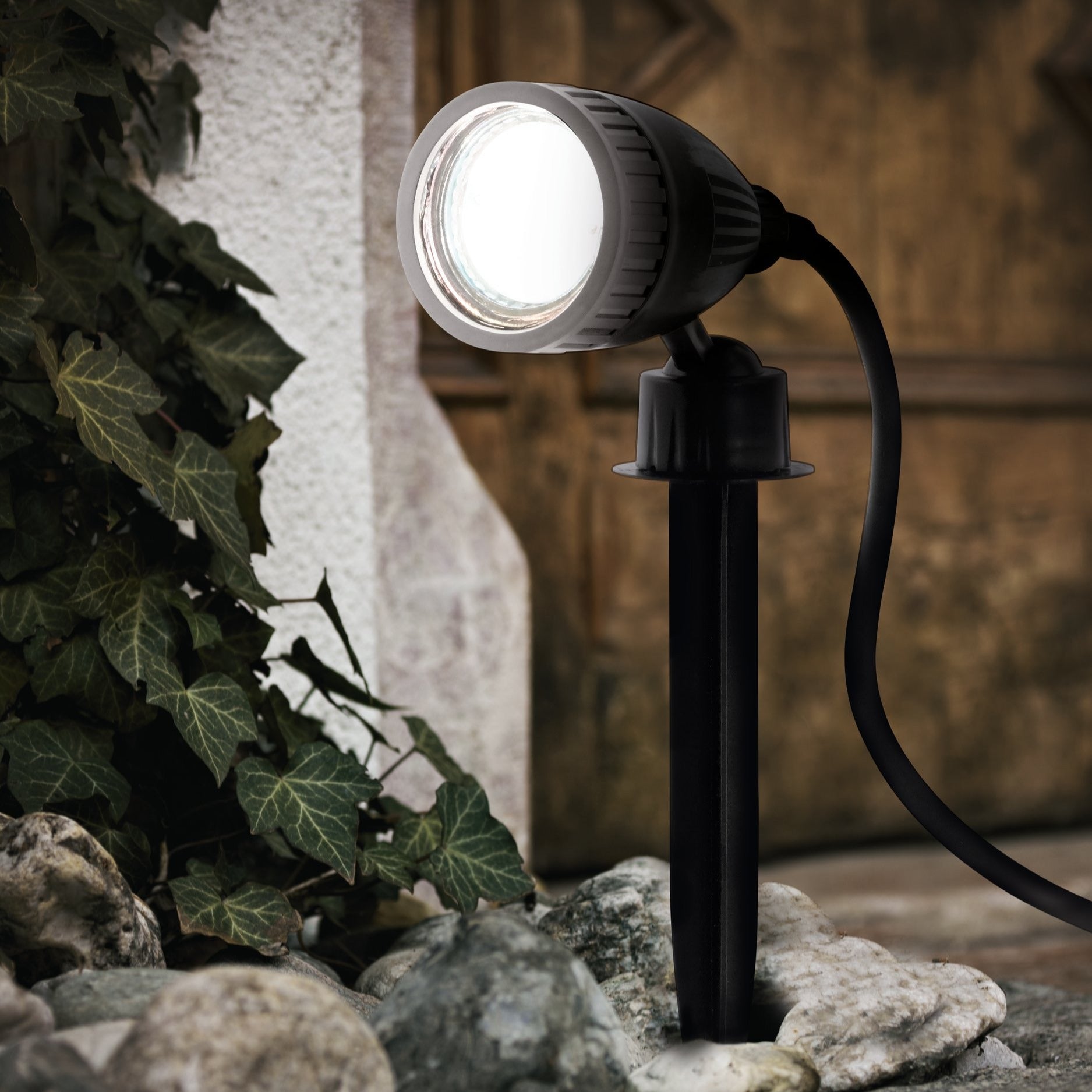 Proiector Ornamental De Gradina NEMA 1 Black 18CM STALP ORNAMENTAL GARDEN POLE