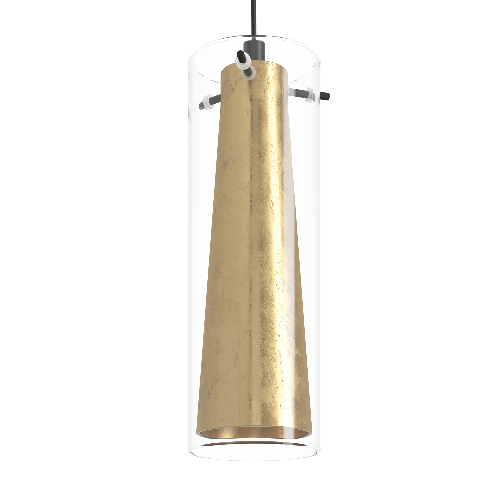 Pendul PINTO GOLD Gold & Black 1xE27 Eglo Ø11CM