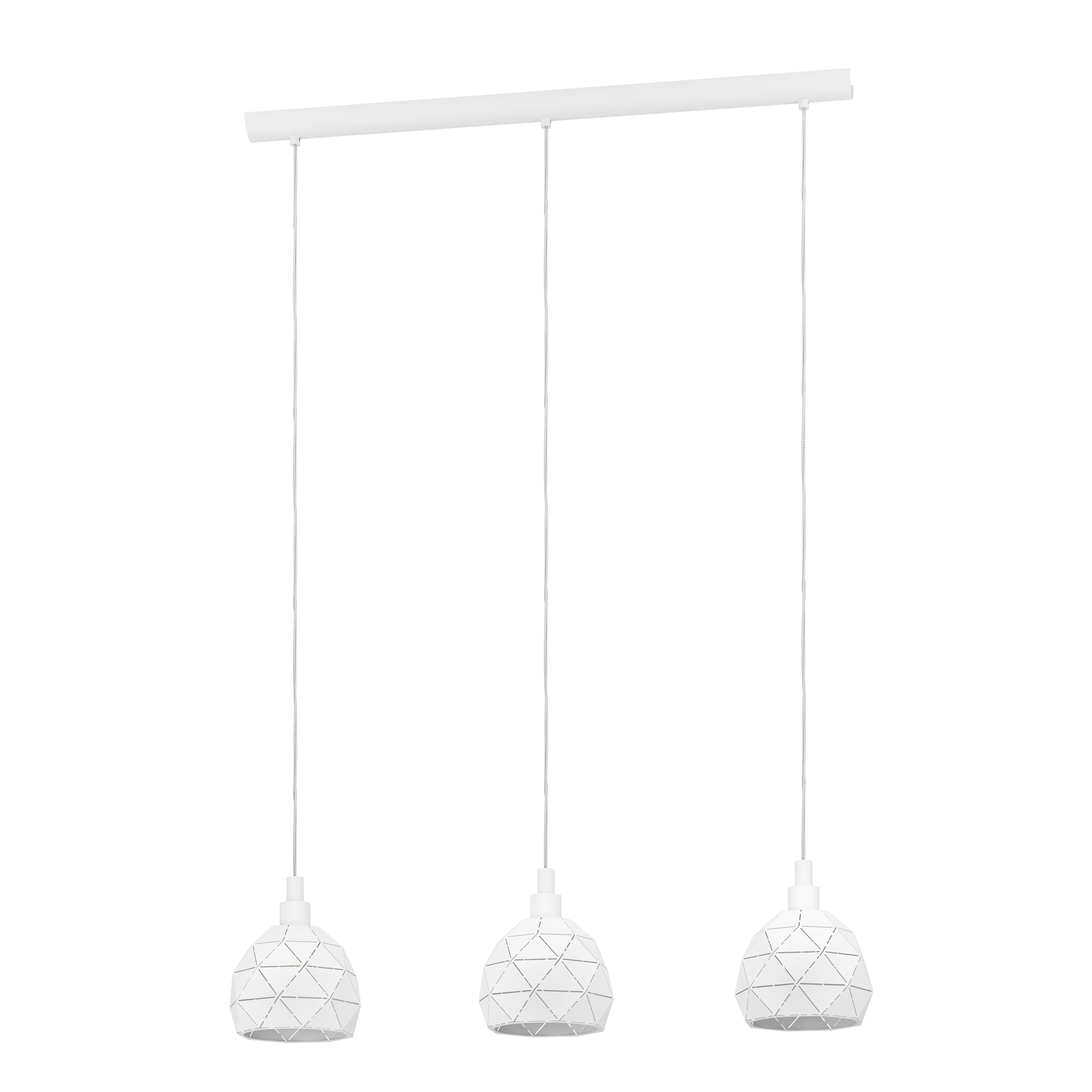 Lustra Suspendata ROCCAFORTE White 110CM ALBA / VINTAGE SI RETRO DESIGN / 110CM Chandeliers