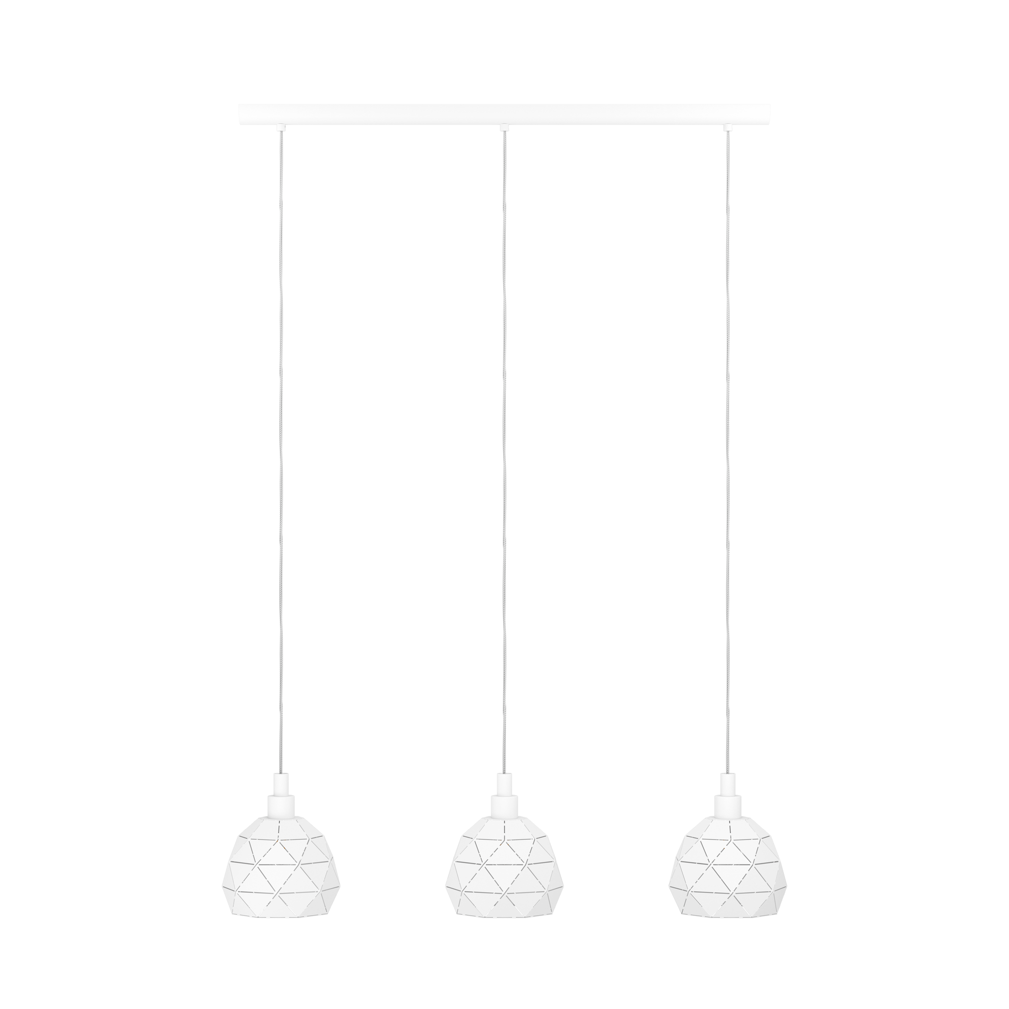 Lustra Suspendata ROCCAFORTE White 110CM ALBA / VINTAGE SI RETRO DESIGN / 110CM Chandeliers