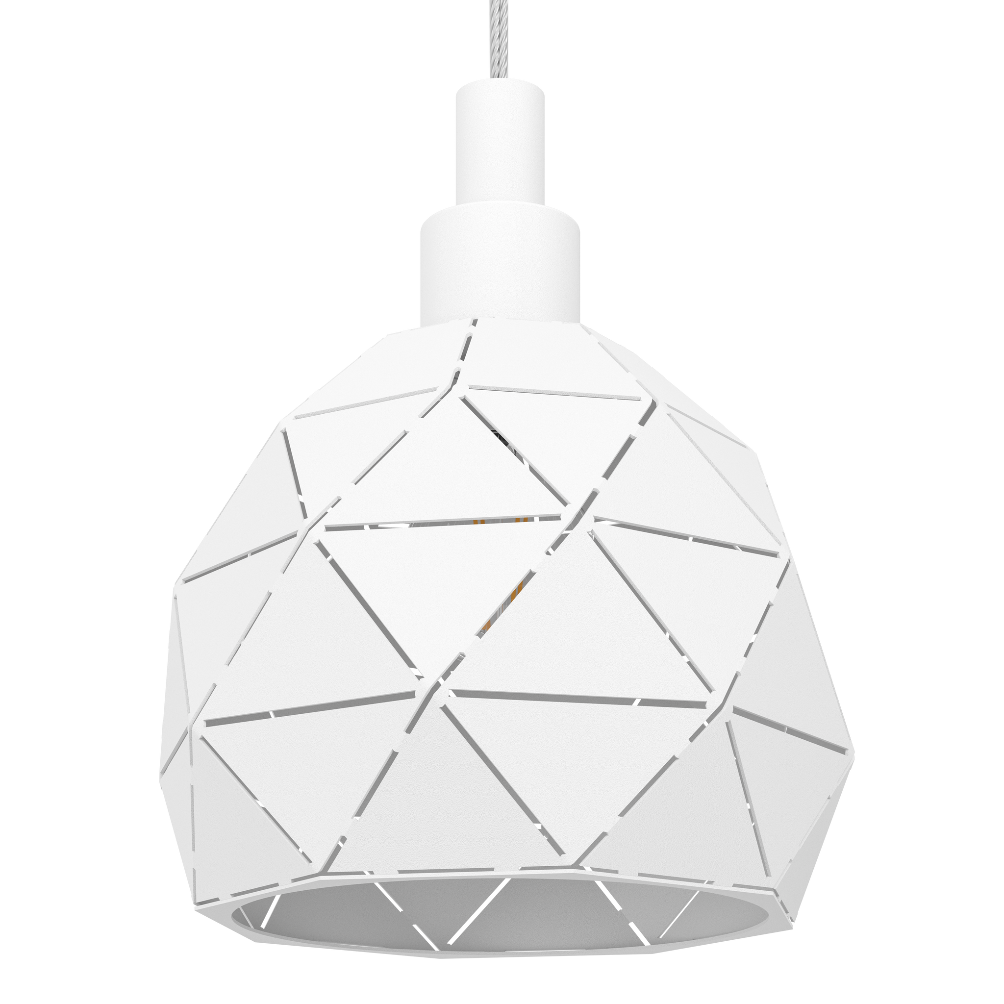 Lustra Suspendata ROCCAFORTE White 110CM ALBA / VINTAGE SI RETRO DESIGN / 110CM Chandeliers