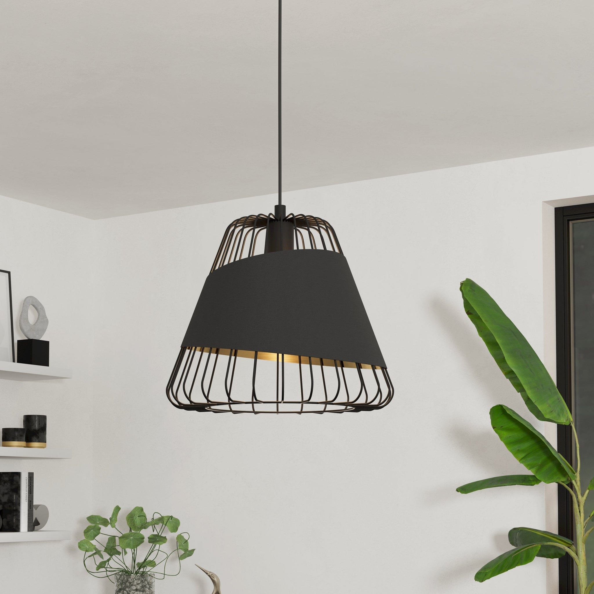 Pendul TAUSTELL Black & Gold 110CM Eglo NEAGRA / ABAJUR Lighting Fixtures