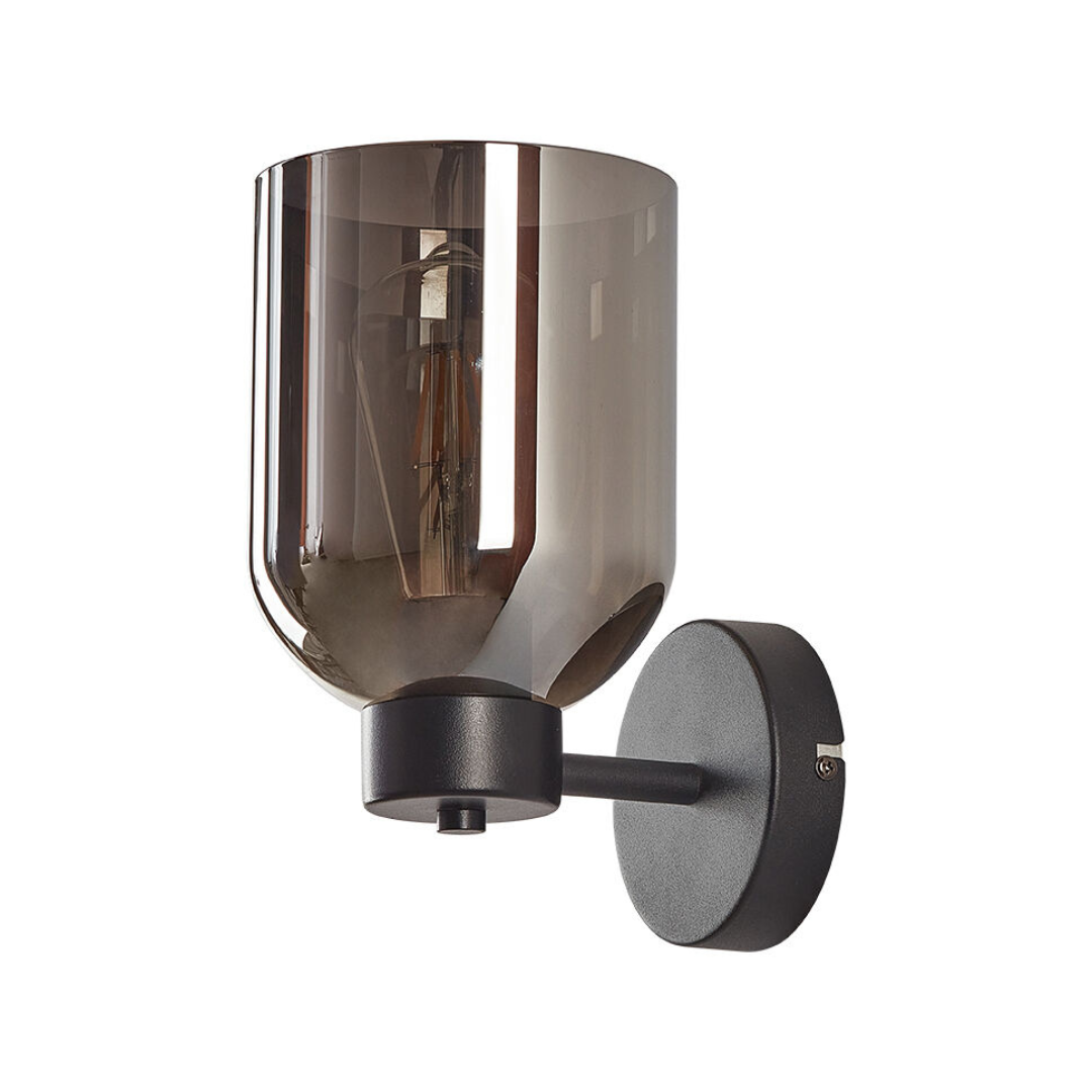 Aplica Perete 1xE27 Smokey BR-BV01-00043 NEAGRA / APLICA PERETE / MINIMALIST DESIGN Wall Light Fixtures