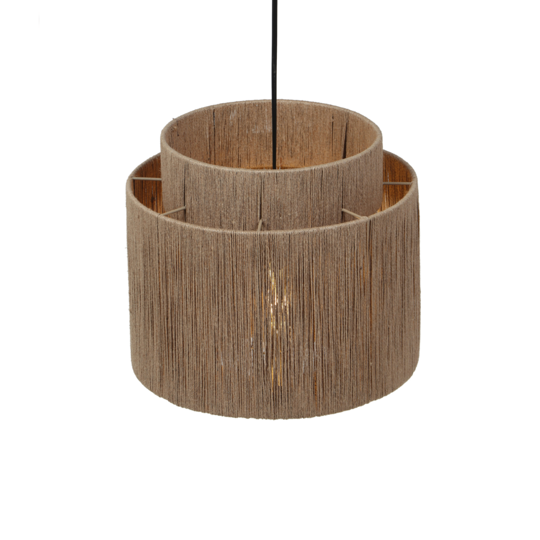 Pendul SMILLA Wood 1x E27 NEAGRA Lighting Fixtures