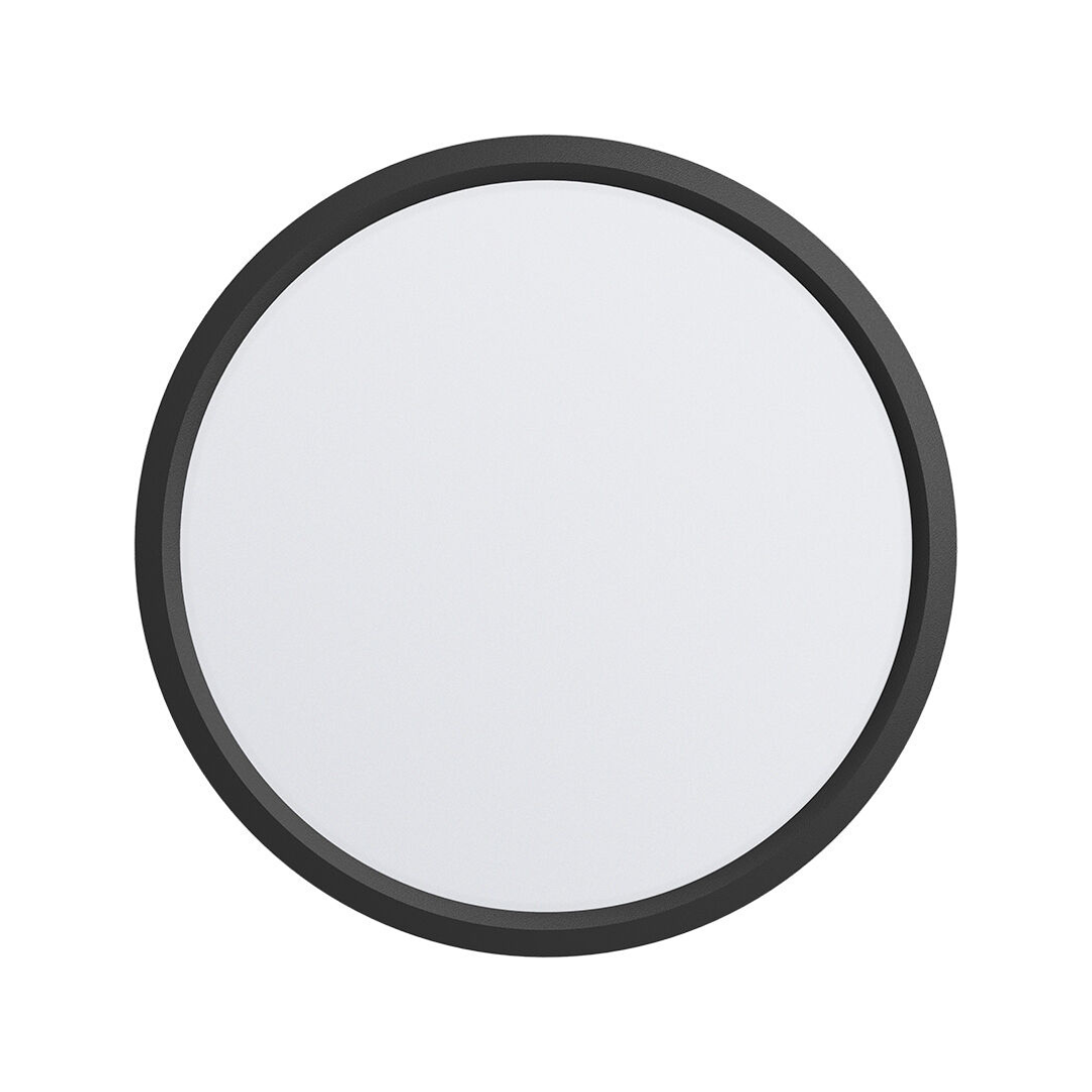 Plafoniera LED 36W 3 Functii Round BLACK 40CM / 36W / 3 FUNCTII led ceiling light