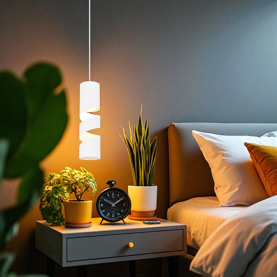 Pendul LED STREAM White 10W ALBA / LUXURY Lighting Fixtures