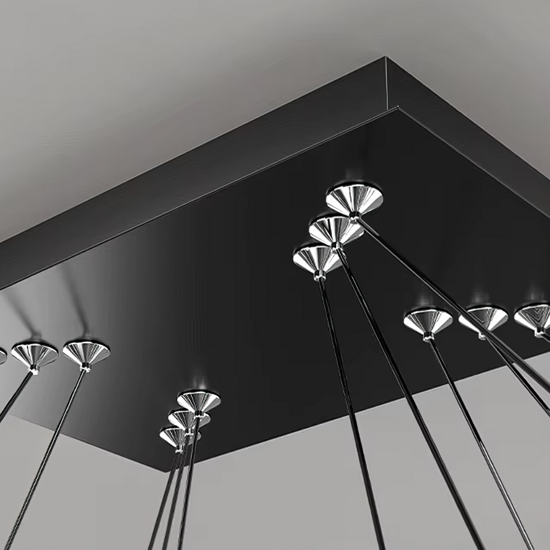 Lustra LED Suspendata Black GlowFix NEAGRA / SUSPENDATE / 120CM Lighting Fixtures