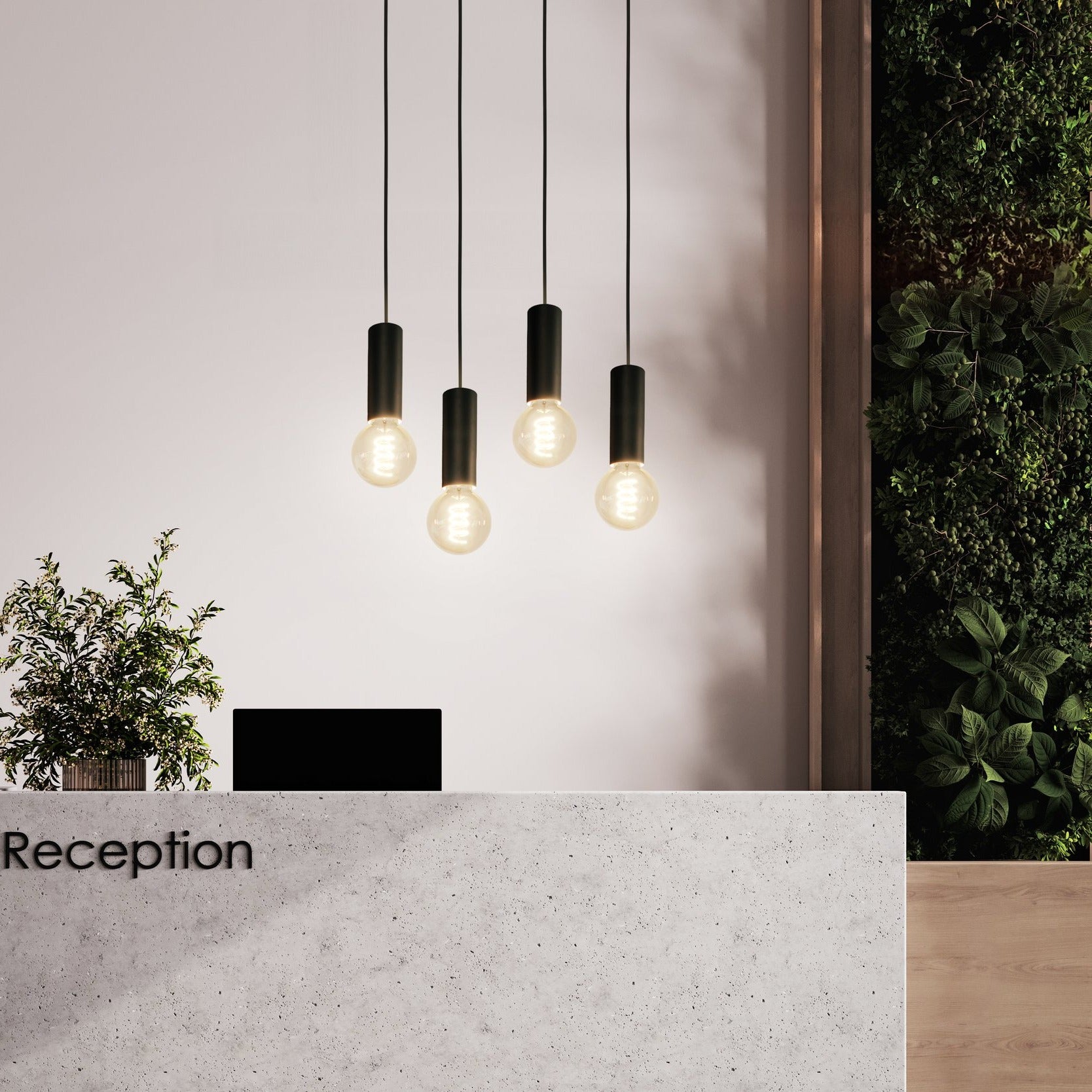 Pendul TACITO Black 1xE27 Eglo