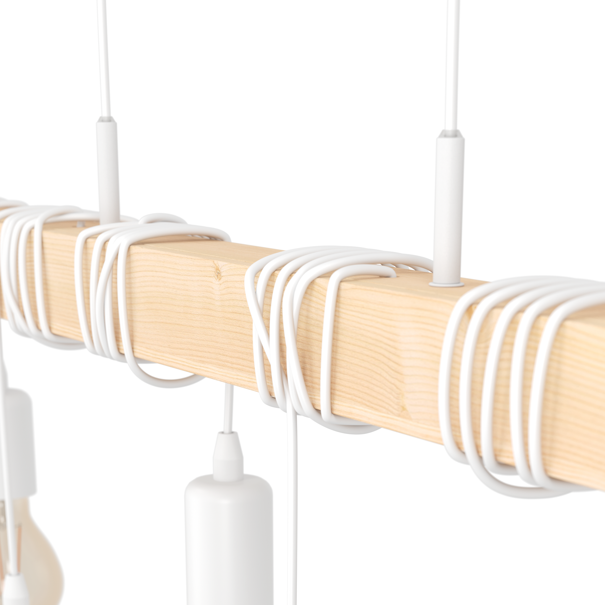 Lustra TOWNSHEND White Nature EGLO LEMN / VINTAGE SI RETRO DESIGN / 100CM Lighting Fixtures