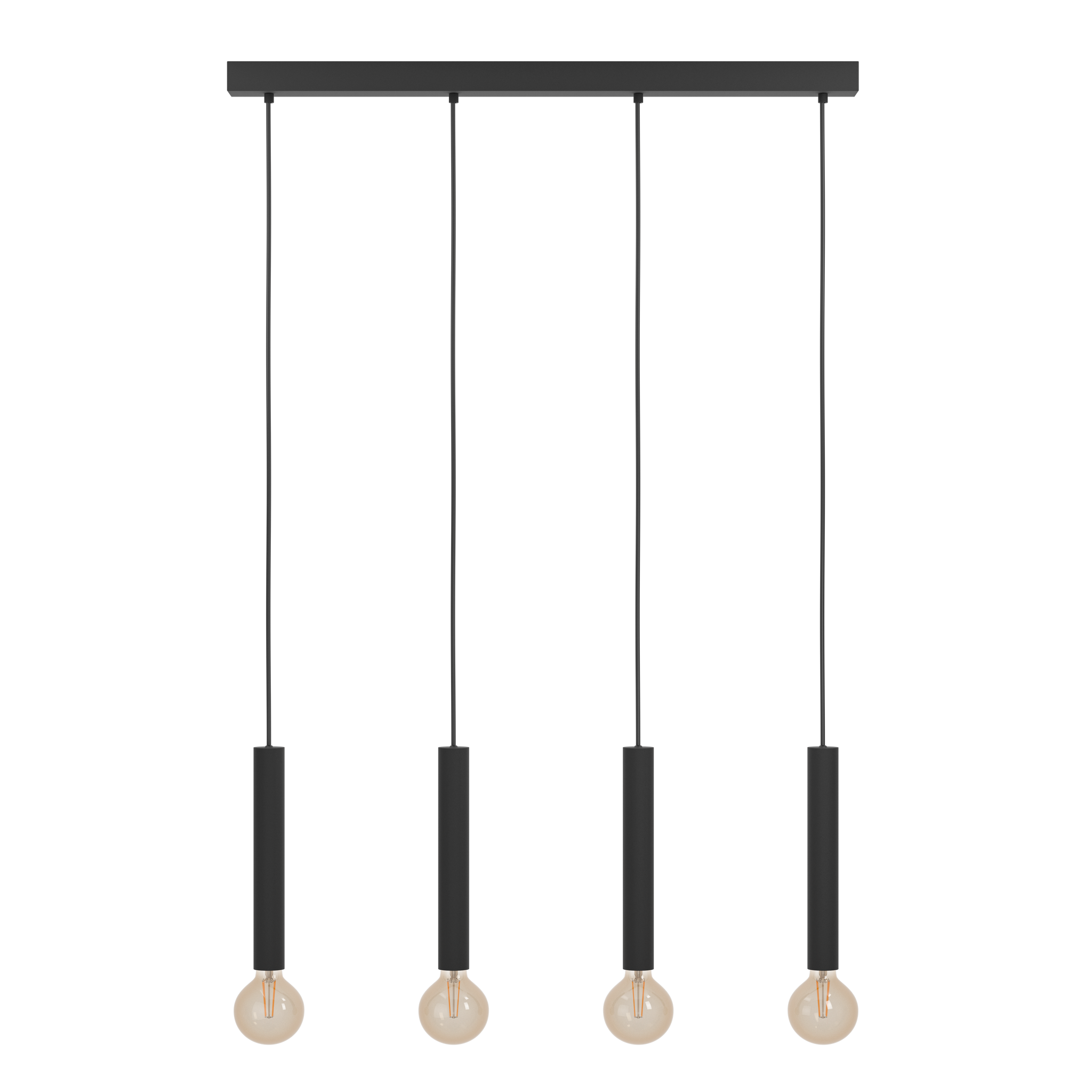 Lustra Suspendată CORTENOVA Black 110CM NEAGRA / SUSPENDATE / 110CM Chandeliers