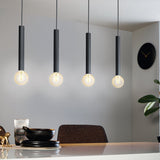 Lustra Suspendată CORTENOVA Black 110CM Resigilat R2