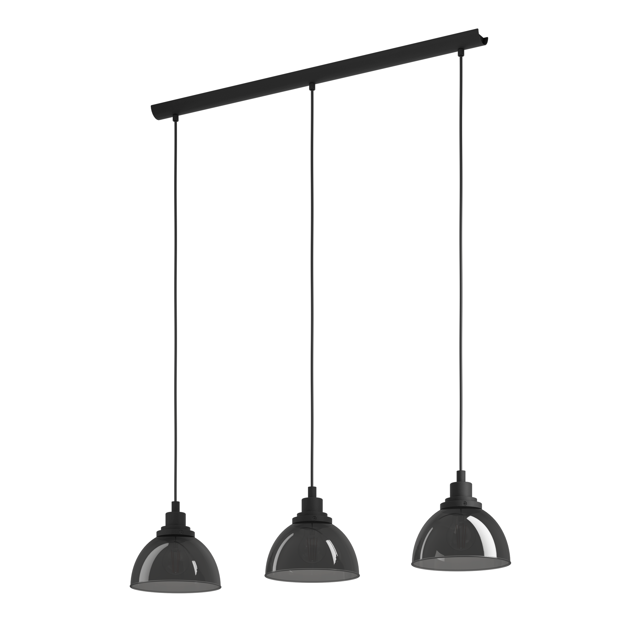 Lustra Suspendata BELESER Black 110CM NEAGRA / ABAJUR / 110CM Chandeliers