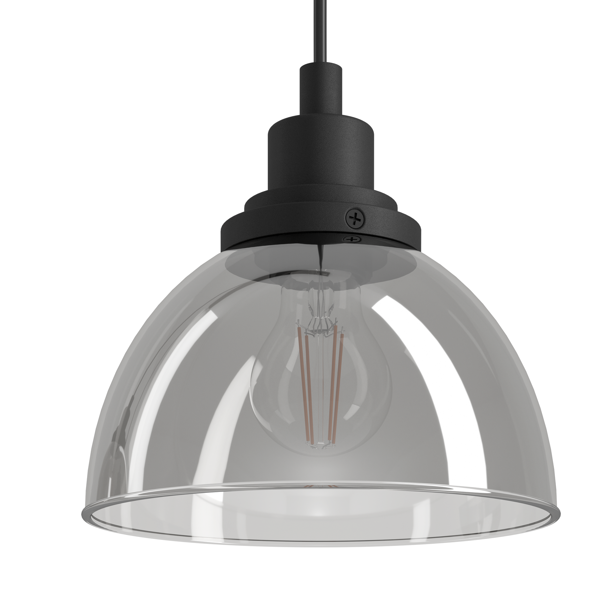 Lustra Suspendata BELESER Black 110CM NEAGRA / ABAJUR / 110CM Chandeliers