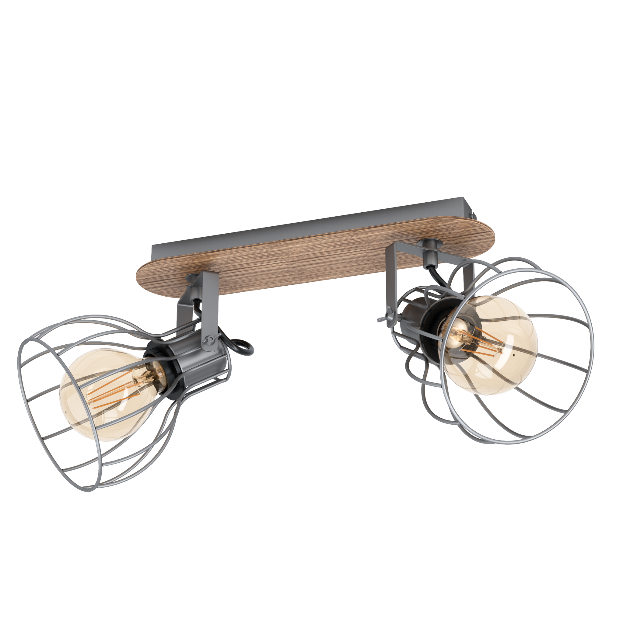 Lustra Vintage SAMBATELLO cu 2 Spoturi 34CM VINTAGE SI RETRO DESIGN / 34CM Chandeliers