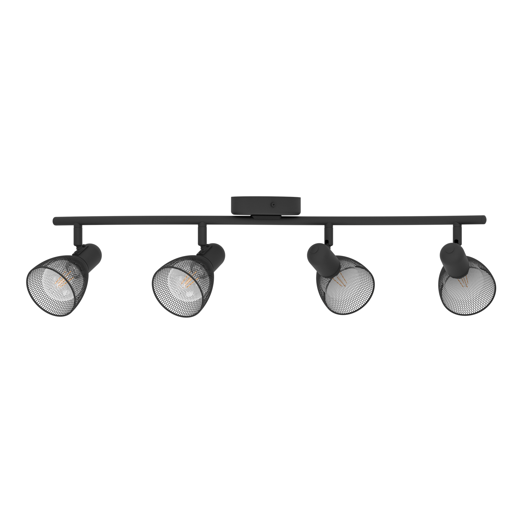 Lustra Cu 4 Spoturi Reglabile Black CAROVIGNO 64CM NEAGRA Lighting Fixtures