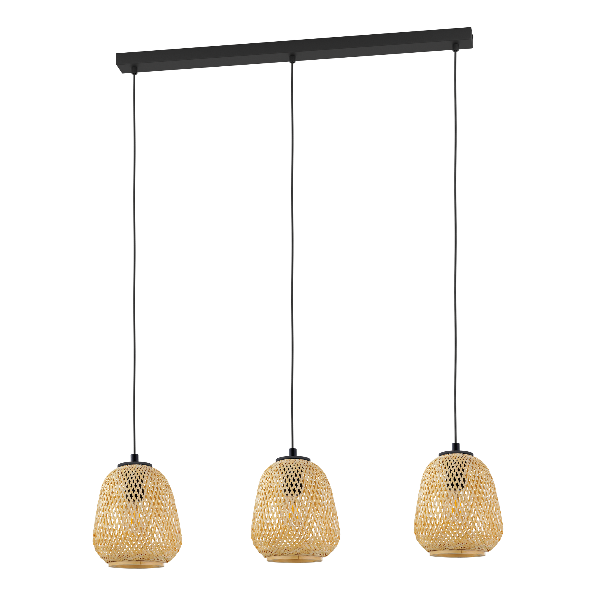 Lustra Suspendata DEMBLEBY Wood 110CM LEMN / SUSPENDATE / 110CM Chandeliers