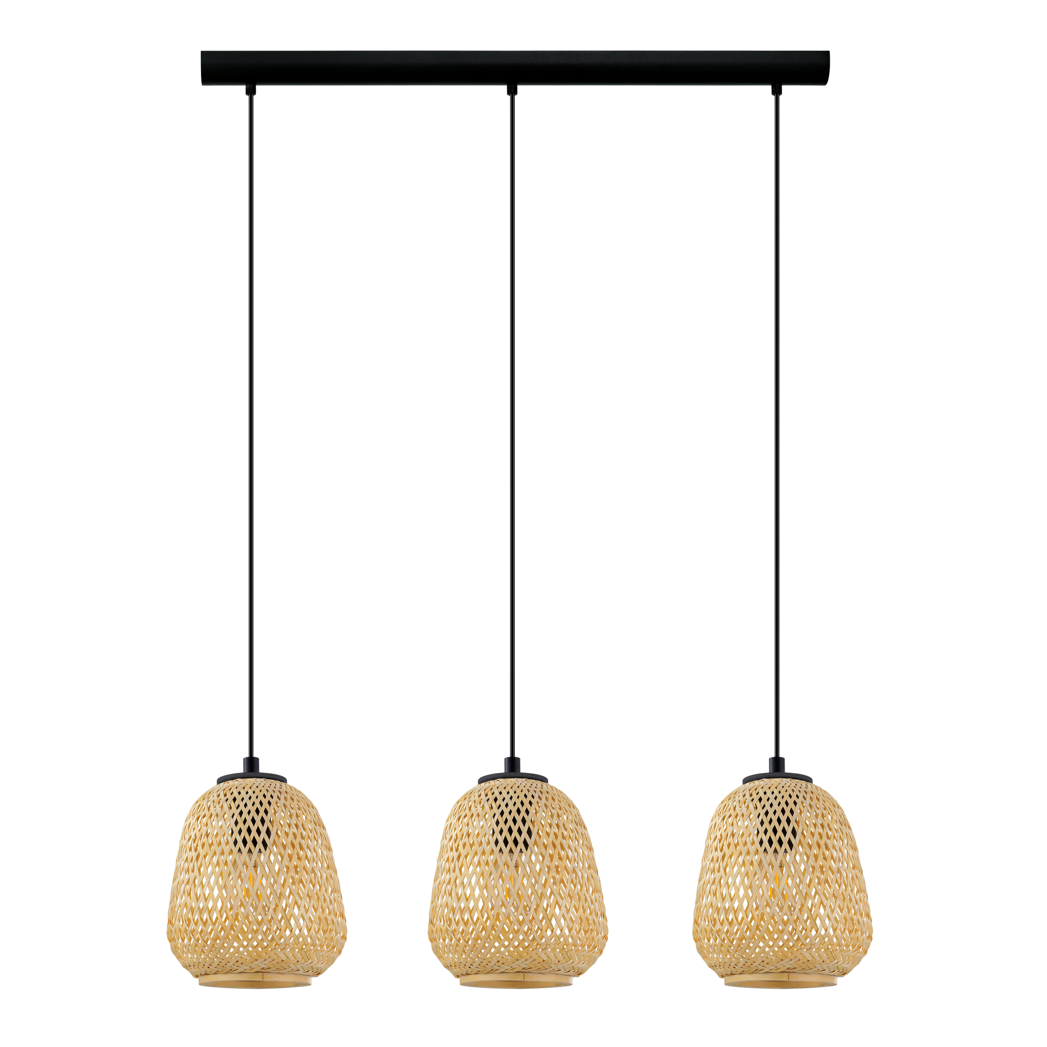 Lustra Suspendata DEMBLEBY Wood 110CM LEMN / SUSPENDATE / 110CM Chandeliers