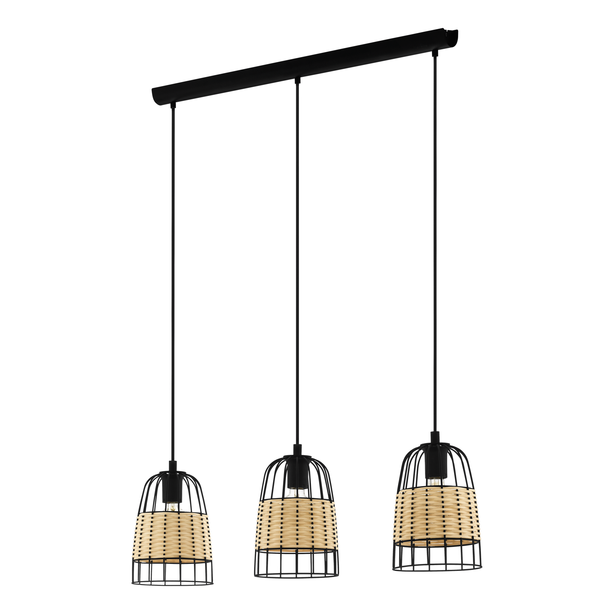 Lustra Suspendata ANWICK Wood 110CM LEMN / SUSPENDATE / 110CM Chandeliers