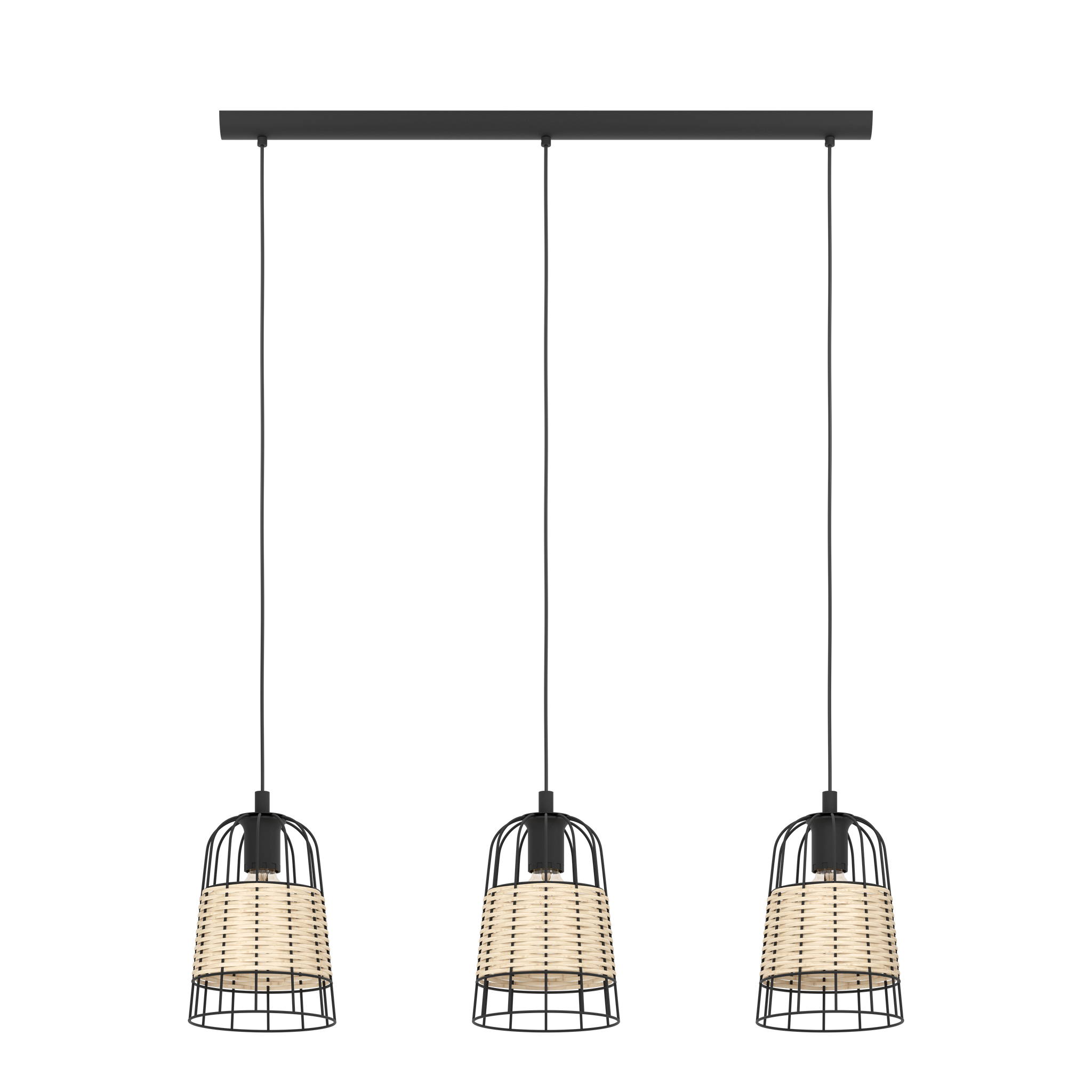 Lustra Suspendata ANWICK Wood 110CM LEMN / SUSPENDATE / 110CM Chandeliers