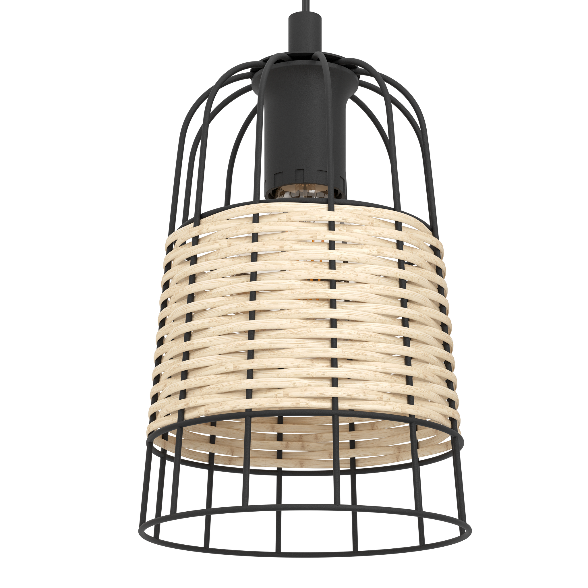 Lustra Suspendata ANWICK Wood 110CM LEMN / SUSPENDATE / 110CM Chandeliers