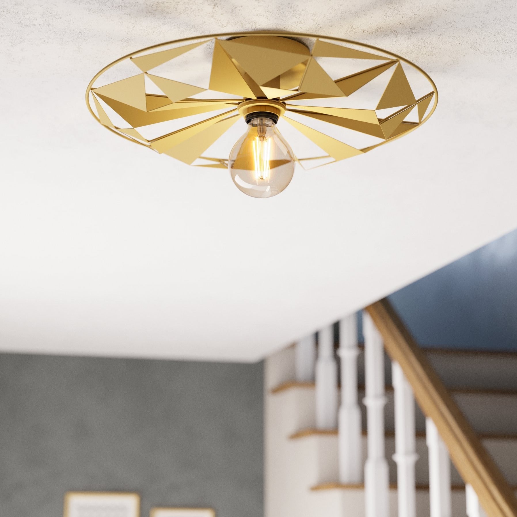 Lustra Vintage CASTANUELO Gold 42.5CM AURIE / SUSPENDATE / 42.5CM Chandeliers