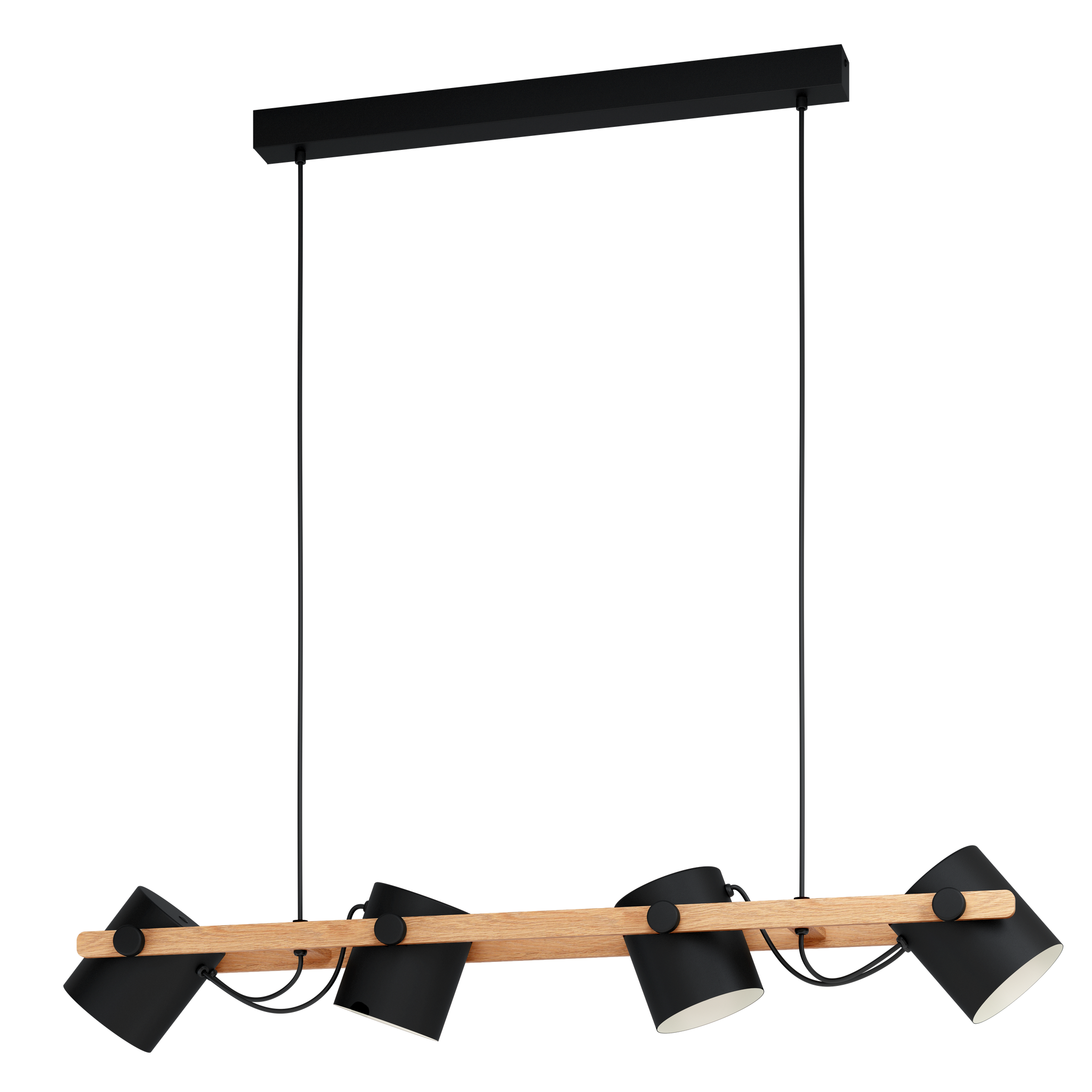 Lustra Suspendata HORNWOOD 110CM NEAGRA / SUSPENDATE / 110CM Chandeliers