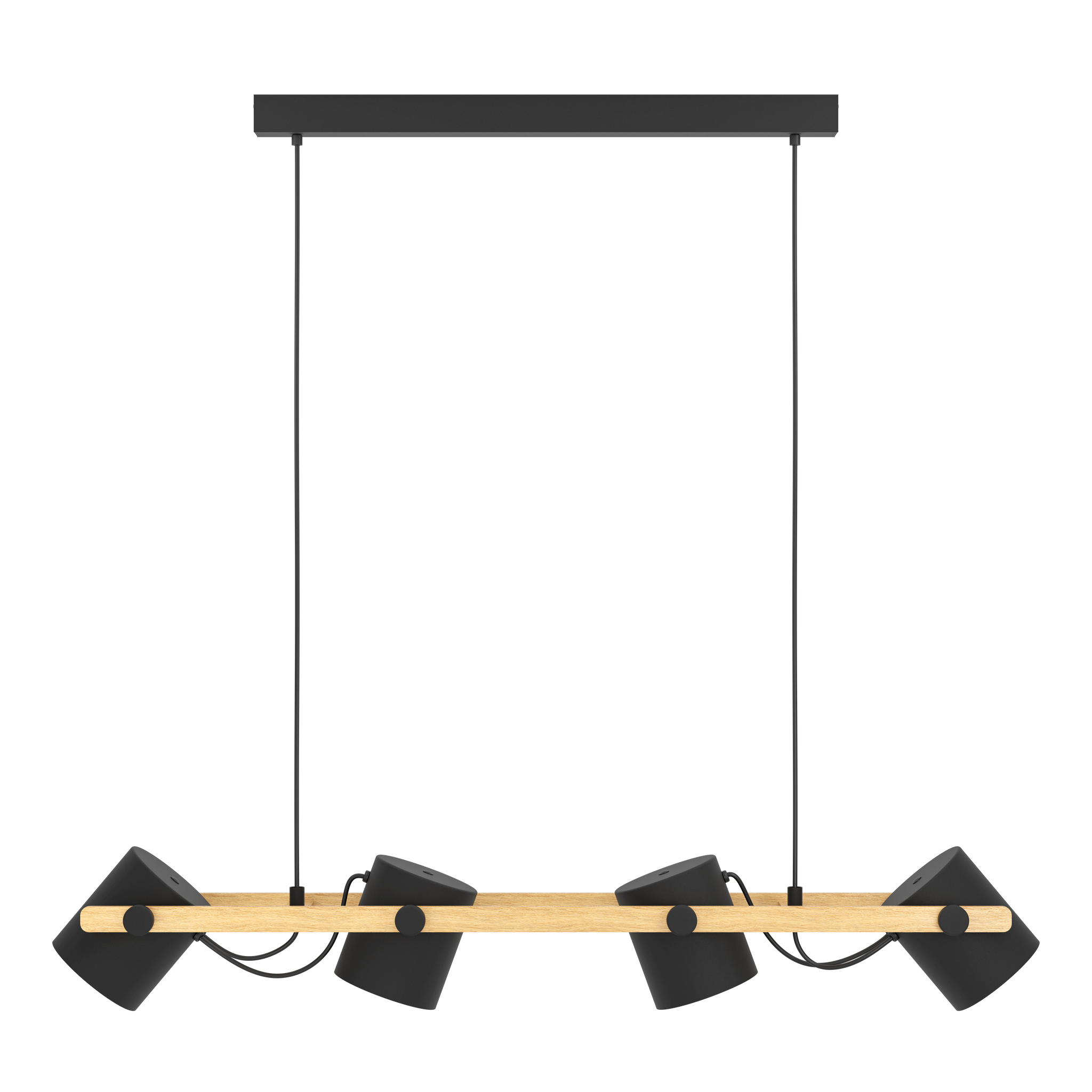 Lustra Suspendata HORNWOOD 110CM NEAGRA / SUSPENDATE / 110CM Chandeliers