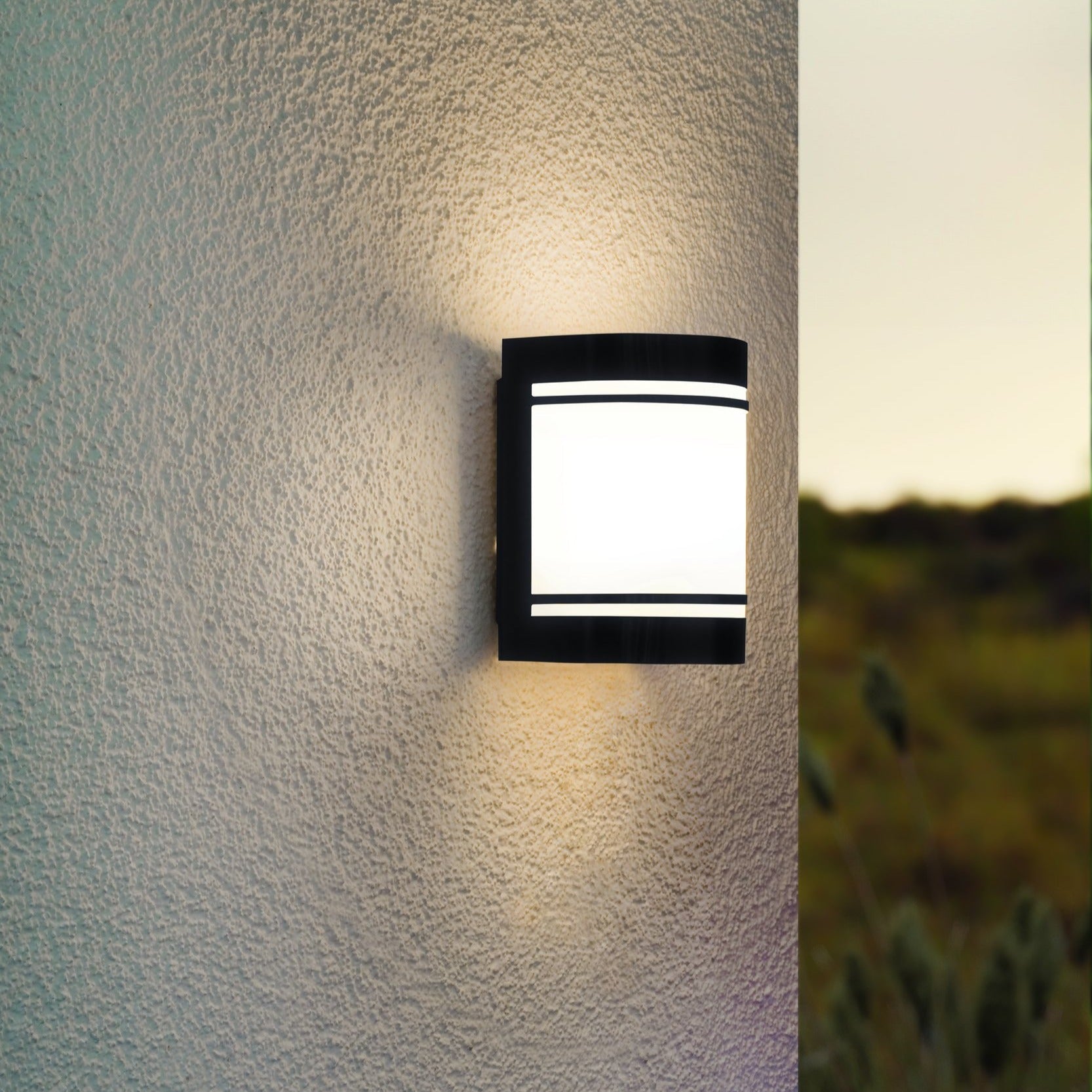 Aplica Exterior CERNO Black & White 16.5CM Eglo Wall Light Fixtures