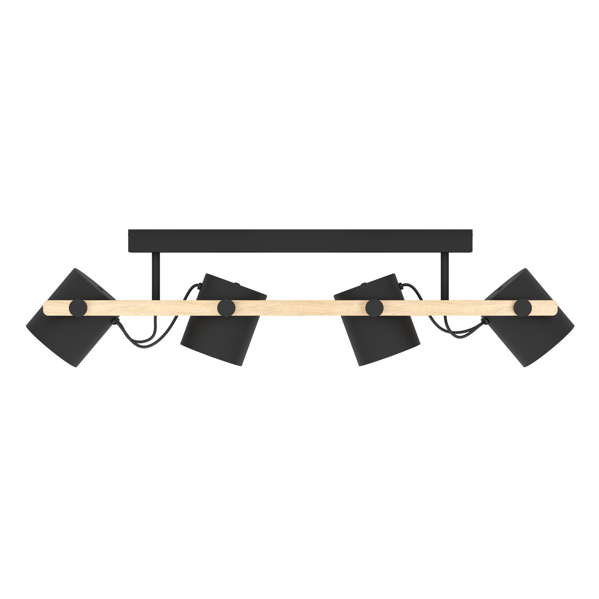 Lustra HORNWOOD Black & Brown 100CM NEAGRA / VINTAGE SI RETRO DESIGN / 100CM Chandeliers