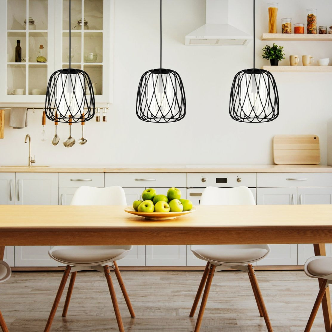 Lustra Suspendata FLORESTA Black 110CM NEAGRA / ABAJUR / 110CM Chandeliers