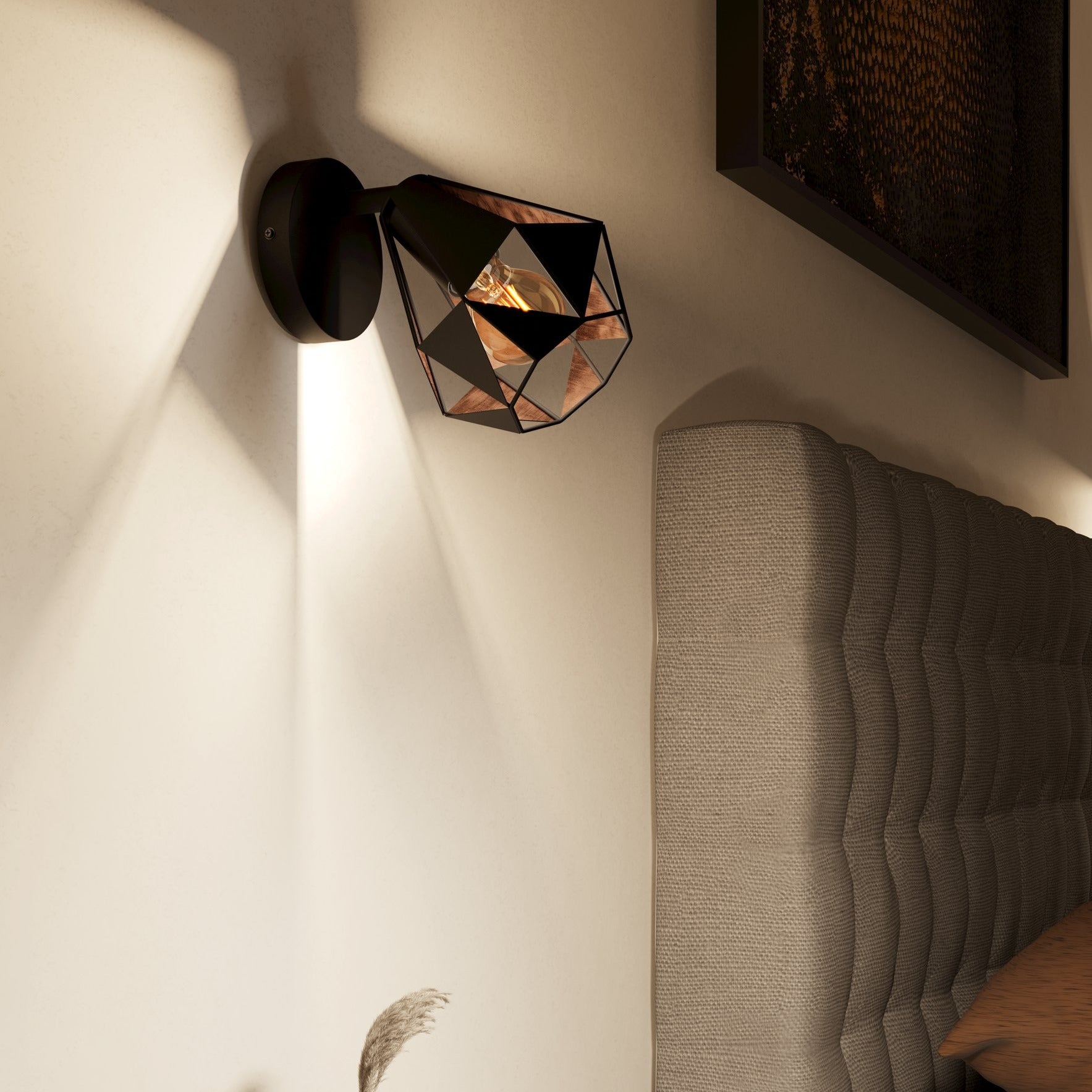 Aplica EGLO CARLTON 7 Black 1xE27