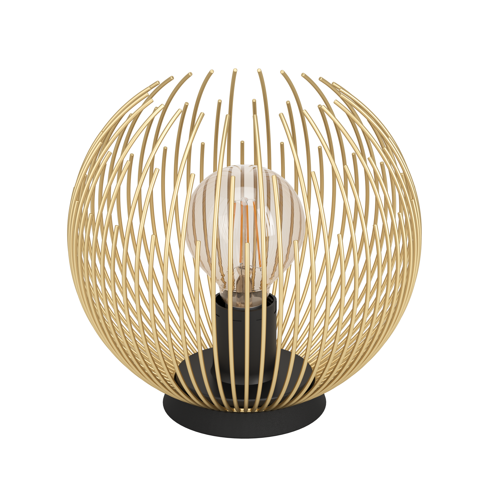 Veioza Decorativa VENEZUELA Black & Gold 23CM VEIOZA DECORATIVA desk lamp