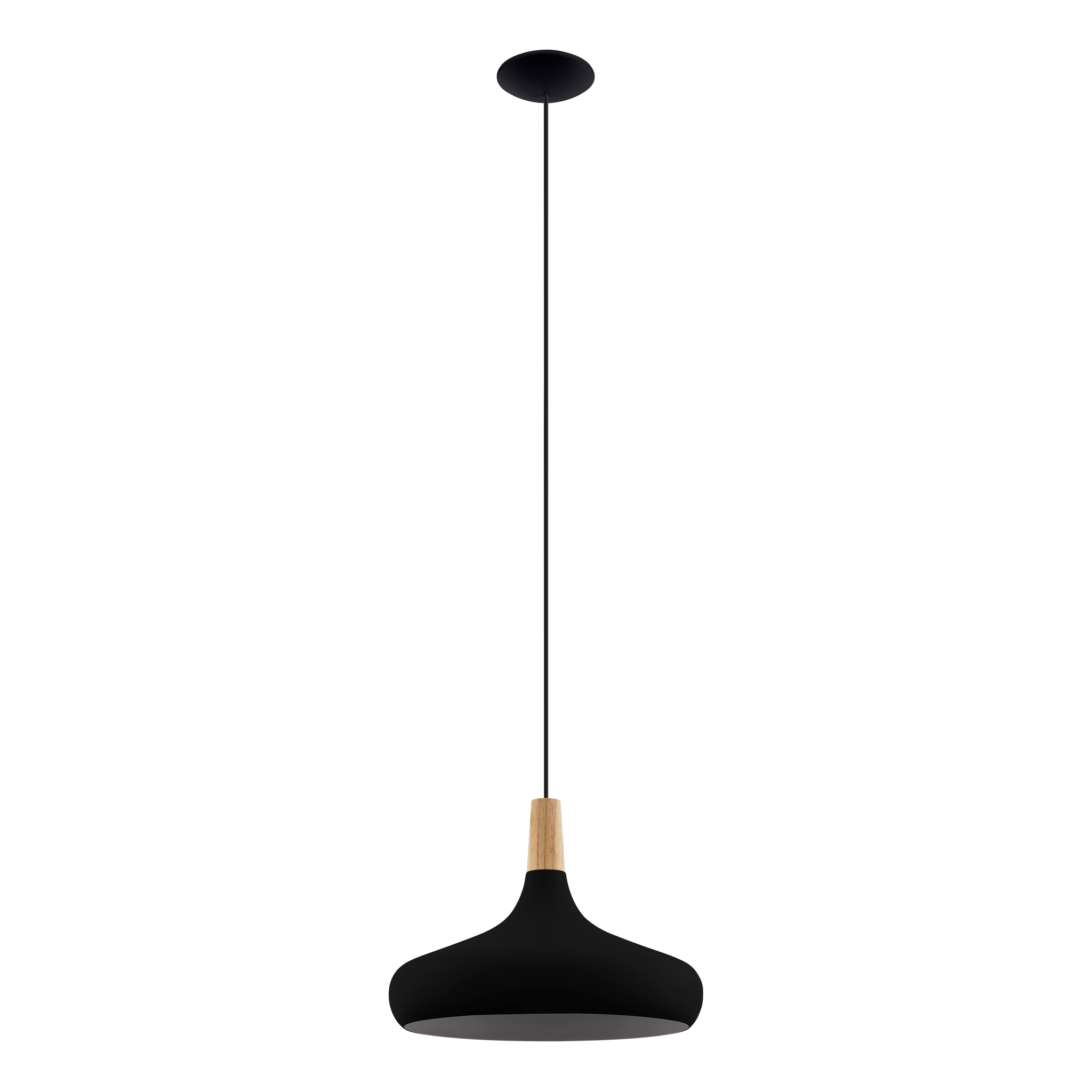 Pendul Vintage Maxi SABINAR Black 110CM Eglo NEAGRA / VINTAGE SI RETRO DESIGN Lighting Fixtures