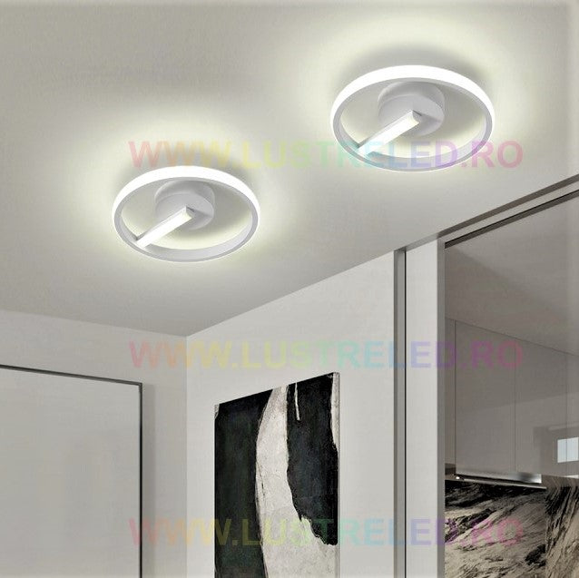 Lustra Led 32W Venus Round Alb Echivalent 150W Wall Light Fixtures