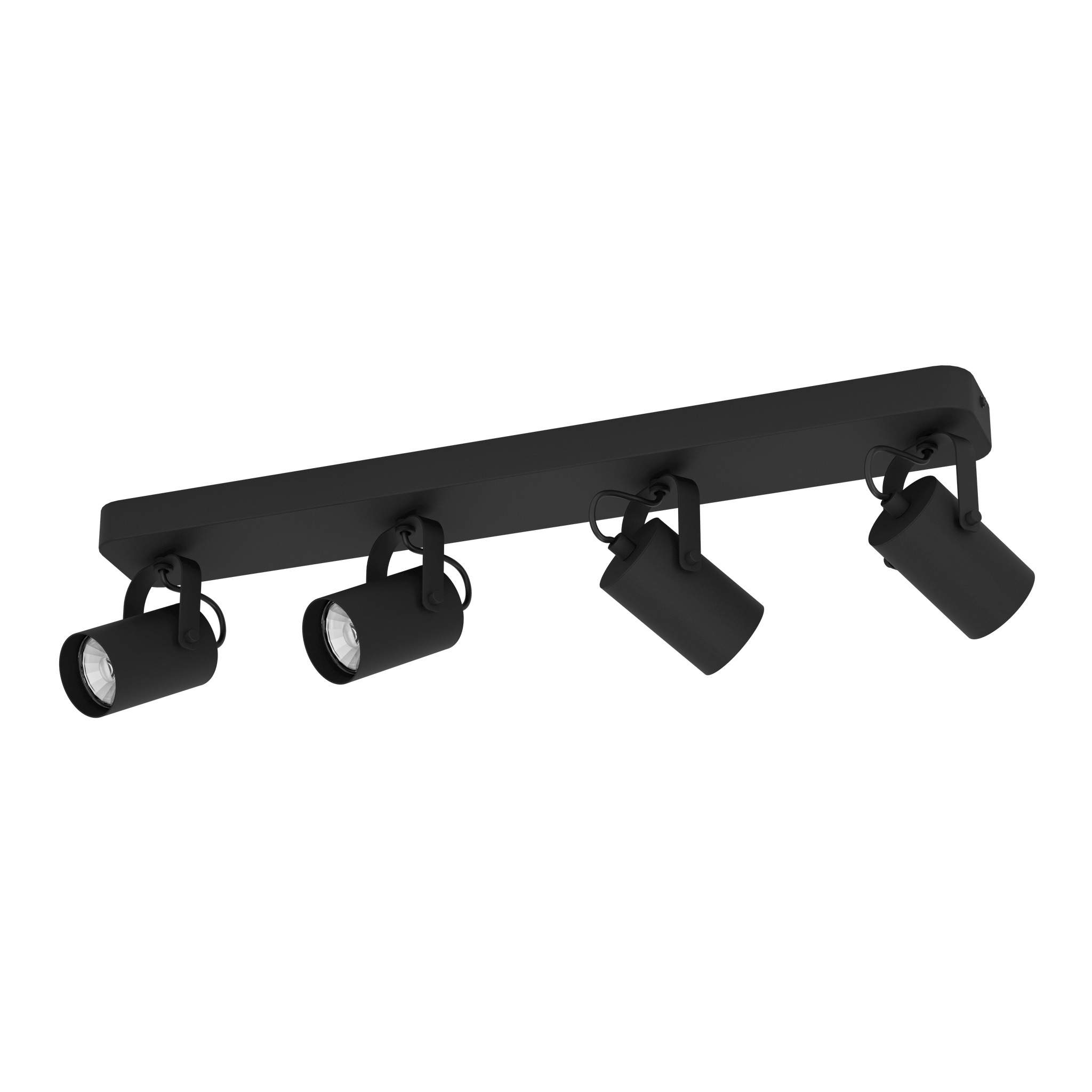 Lustra Cu 4 Spoturi Reglabile Black SOREGO EGLO NEAGRA Lighting Fixtures
