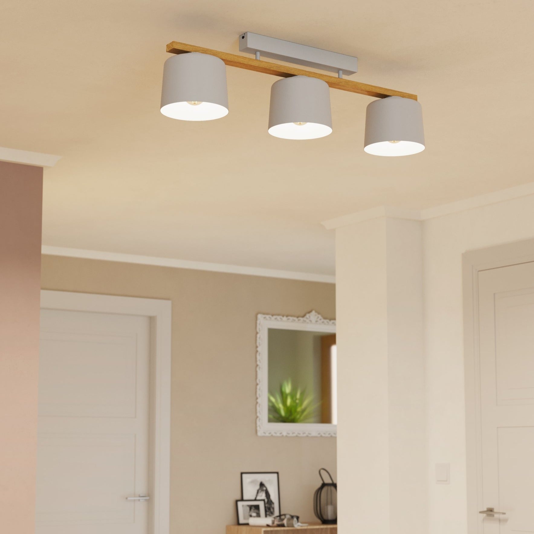 Lustra Grey & Brown MARIEL 91CM EGLO GRI Lighting Fixtures