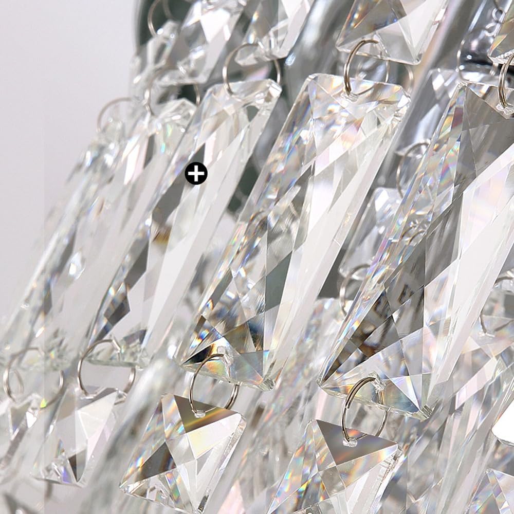 Candelabru Cristal MARY Silver 50cm Telecomanda ARGINTIE / 50CM / CRISTAL Chandeliers