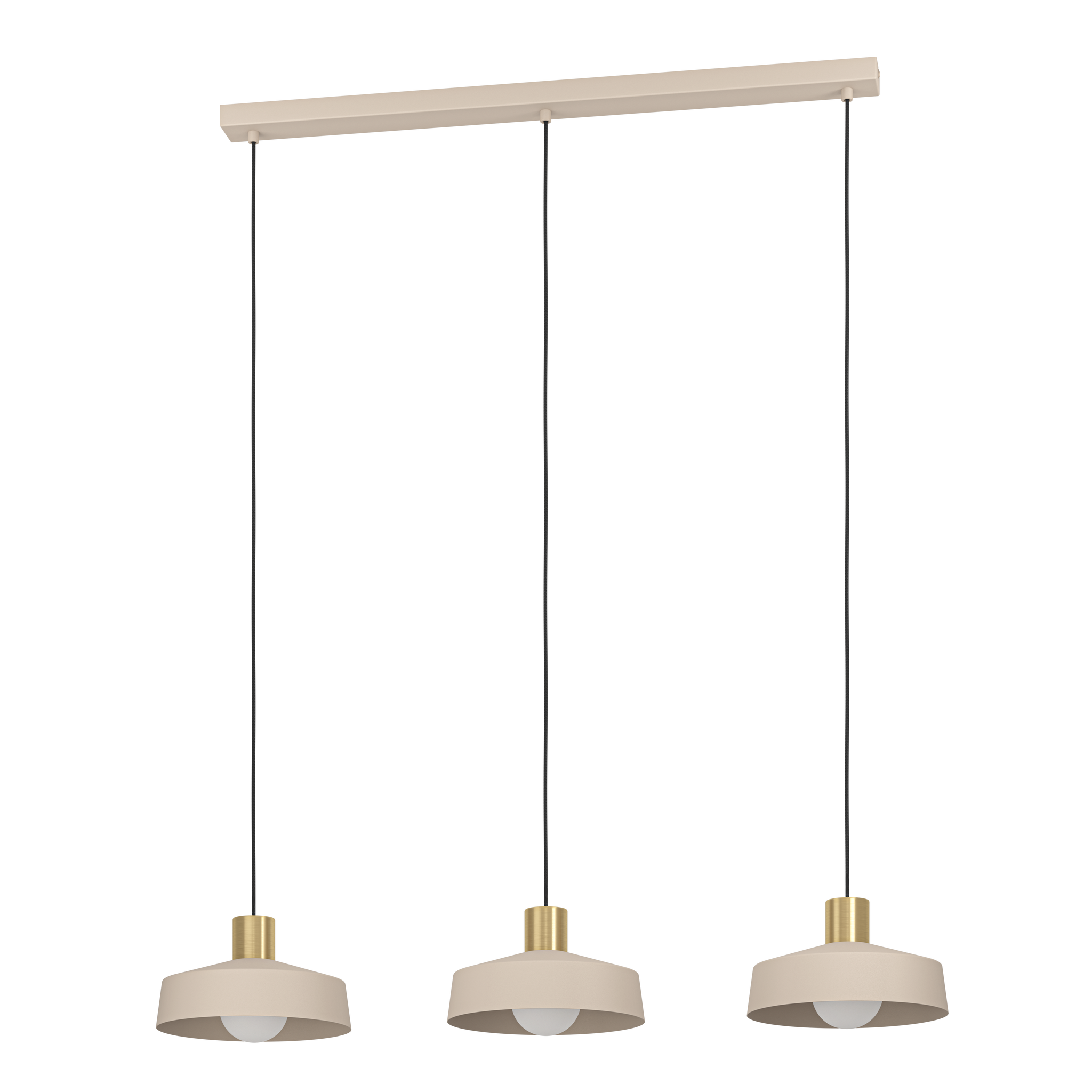 Lustra Suspendata VALDIOLA Cream 110CM Crem / ABAJUR / 110CM Chandeliers