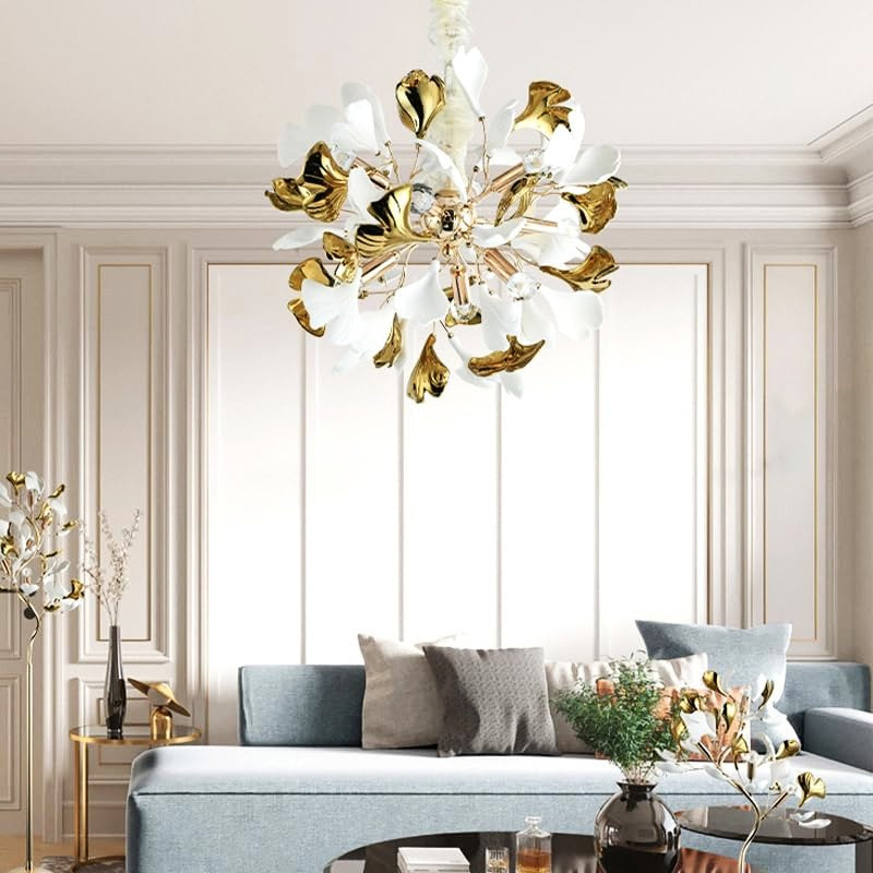 Candelabru LUXURY Golden VALERY 80cm AURIE / 80CM / LUXURY Chandeliers Crystal