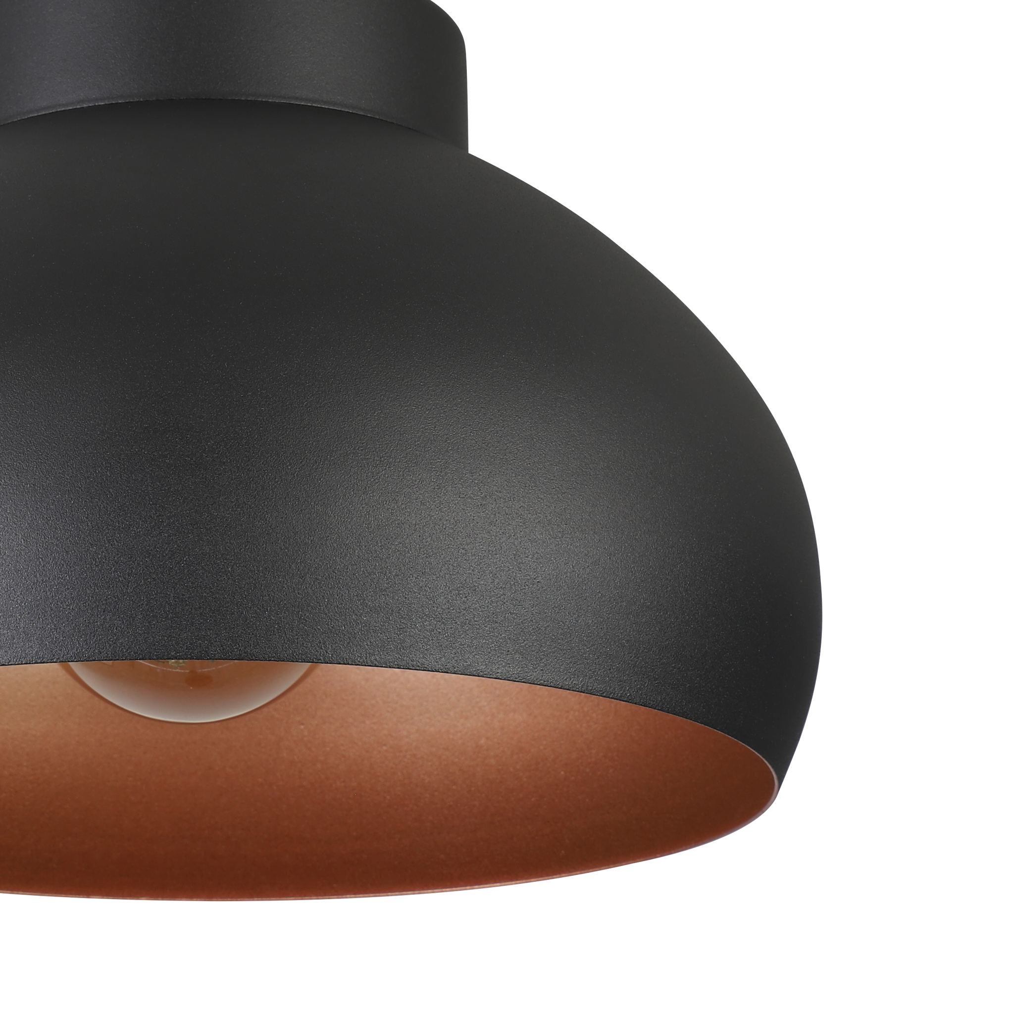 Lustra MOGANO 2 Black & Gold Eglo 28CM Lighting Fixtures