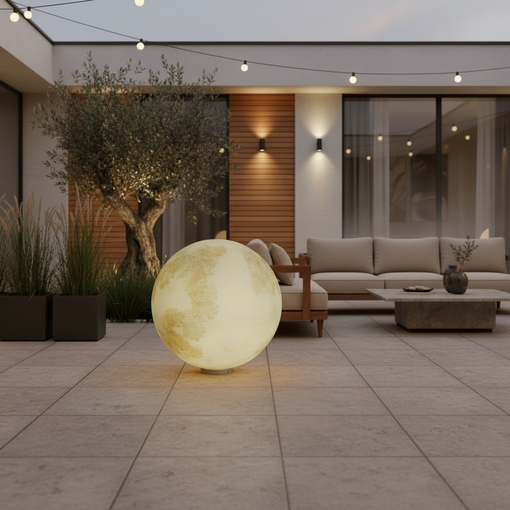 Glob Abajur Mat Exterior MOONGLOW 60CM