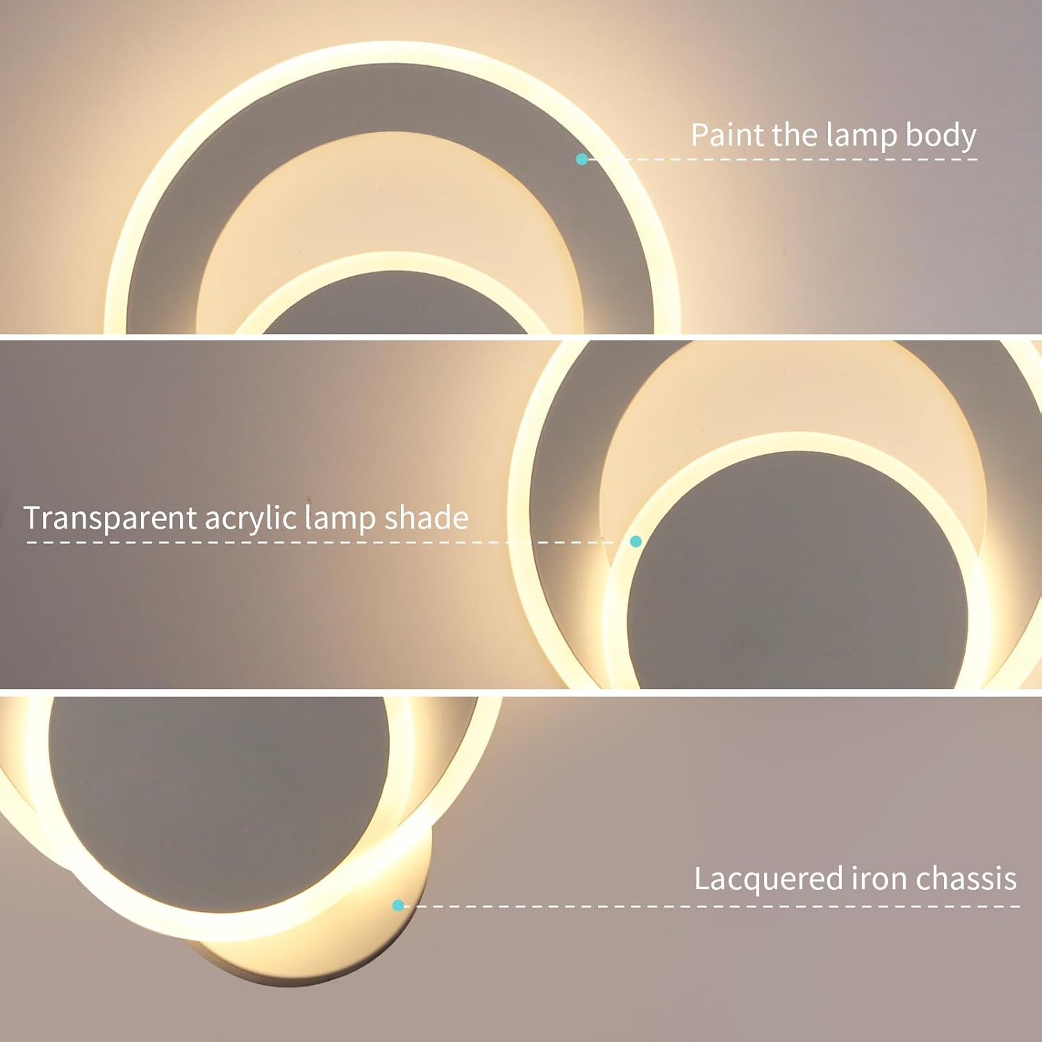 Aplica LED Round Reglabila Alba Echivalent 150W ALBA / CIRCLE DESIGN / APLICA PERETE Wall Light Fixtures