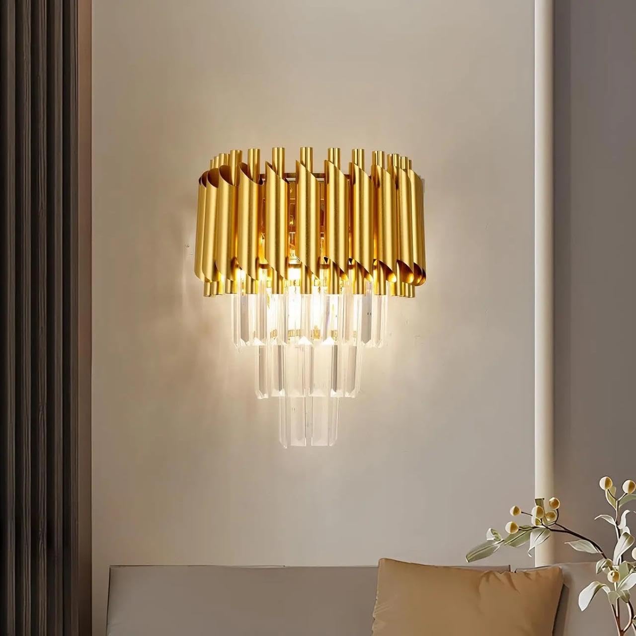 Aplica Perete Cristal Golden Panther AURIE / CRISTAL / APLICA PERETE Wall Light Fixtures