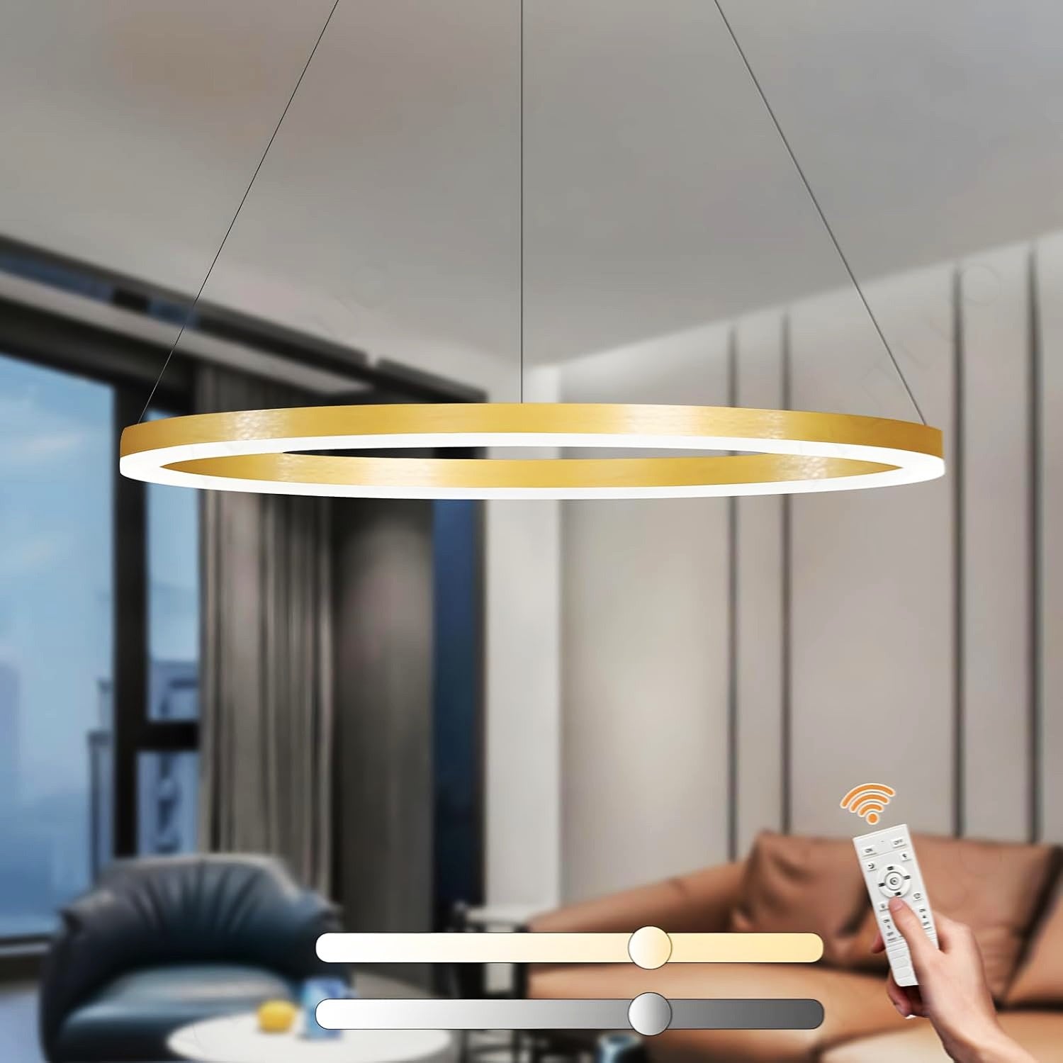 Lustra Led Wonderland Gold 1 Segment Echivalent 300W Lighting Fixtures